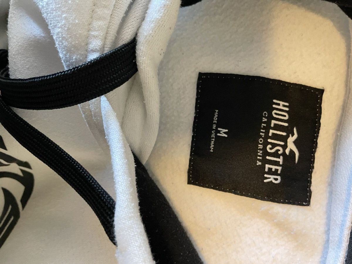 Hollister White/Black Hollister Gradient Hoodie Size US M / EU 48-50 / 2 - 3 Thumbnail