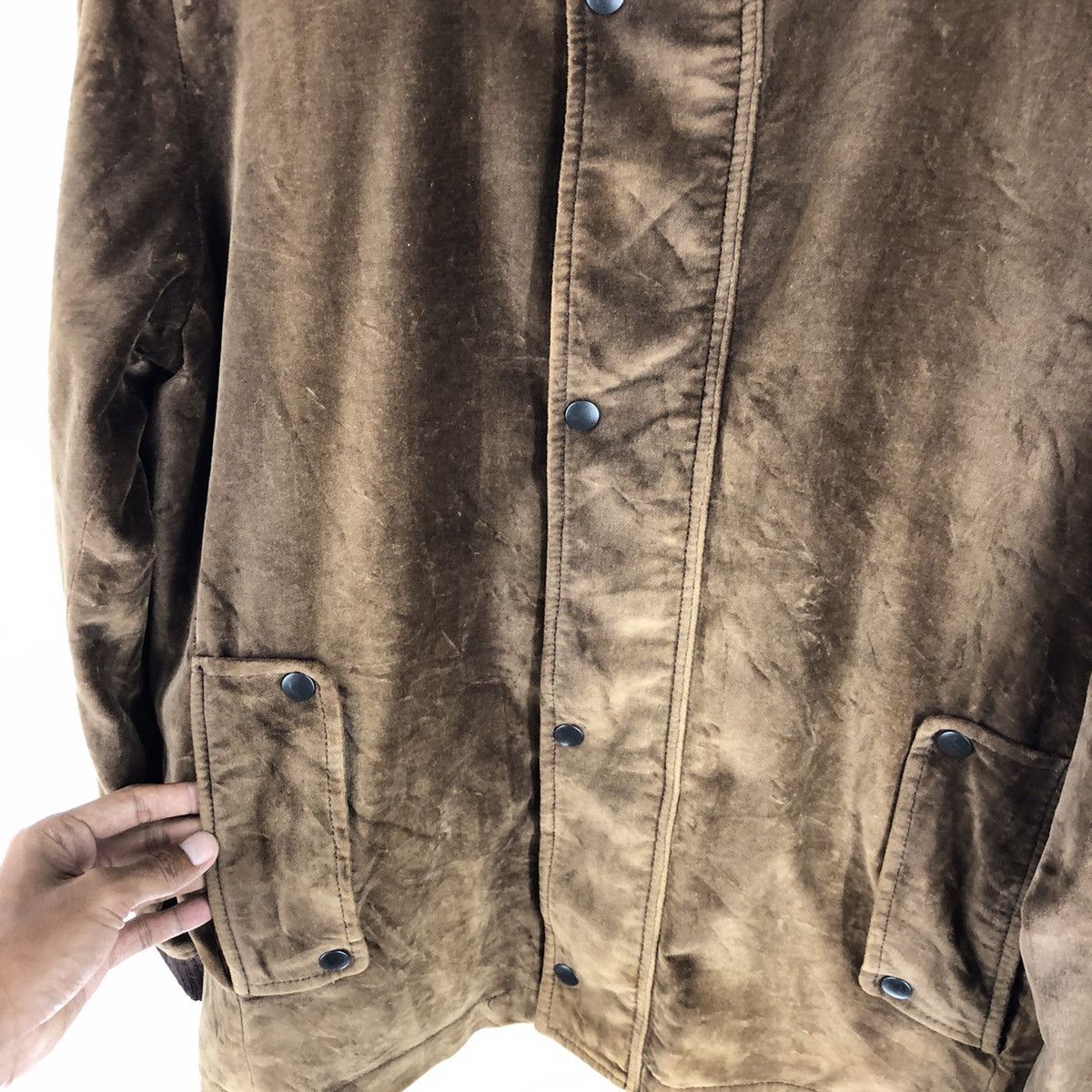 Japanese Brand × United Arrows × Velvet 🔥UINTED ARROWS BLUE LABEL VELVET JACKET Size US M / EU 48-50 / 2 - 8 Thumbnail