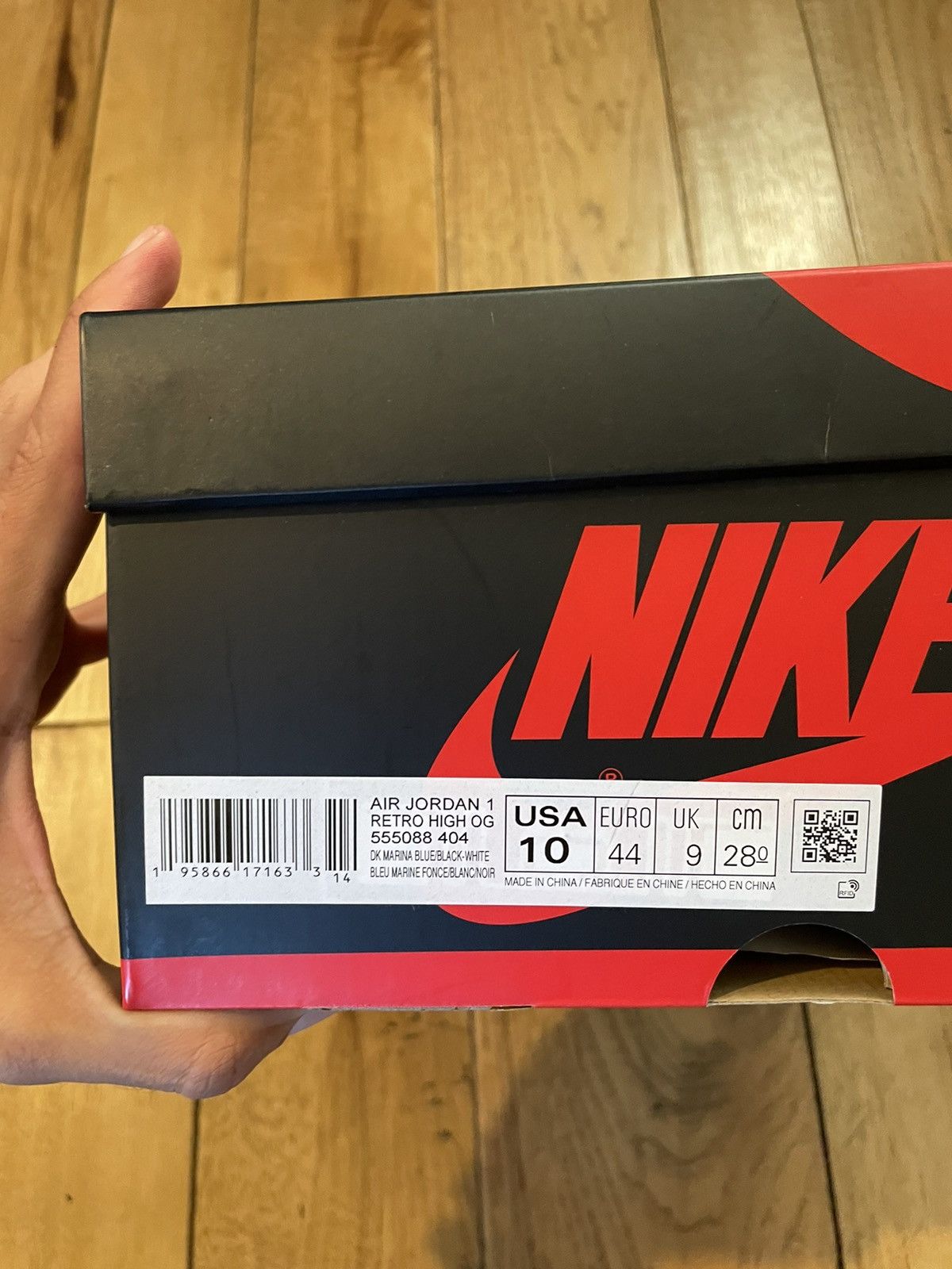 Jordan Brand × Nike Air Jordan 1 Retro High OG Dark Marina Blue 2022 Size US 10 / EU 43 - 13 Thumbnail