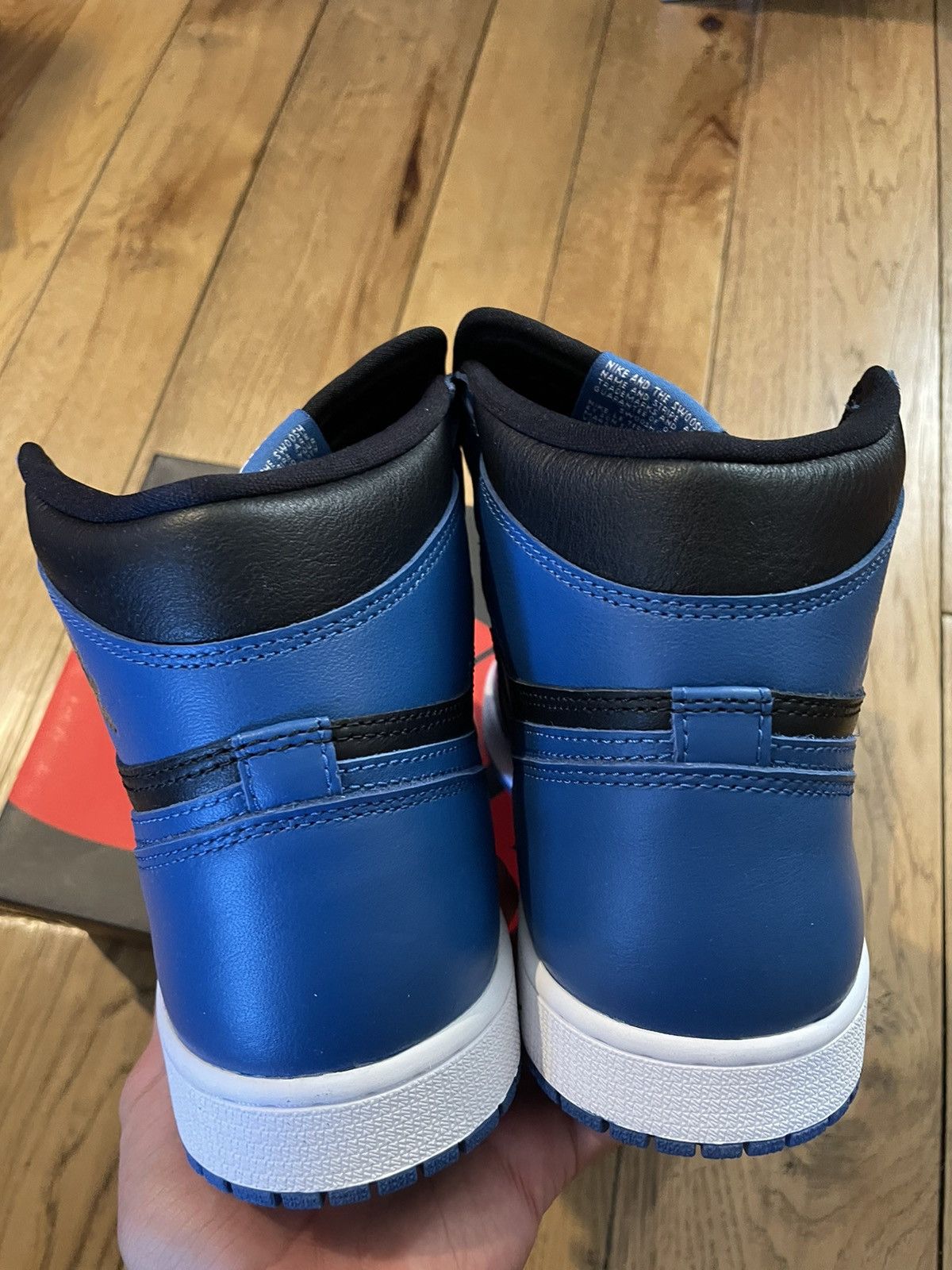 Jordan Brand × Nike Air Jordan 1 Retro High OG Dark Marina Blue 2022 Size US 10 / EU 43 - 10 Thumbnail