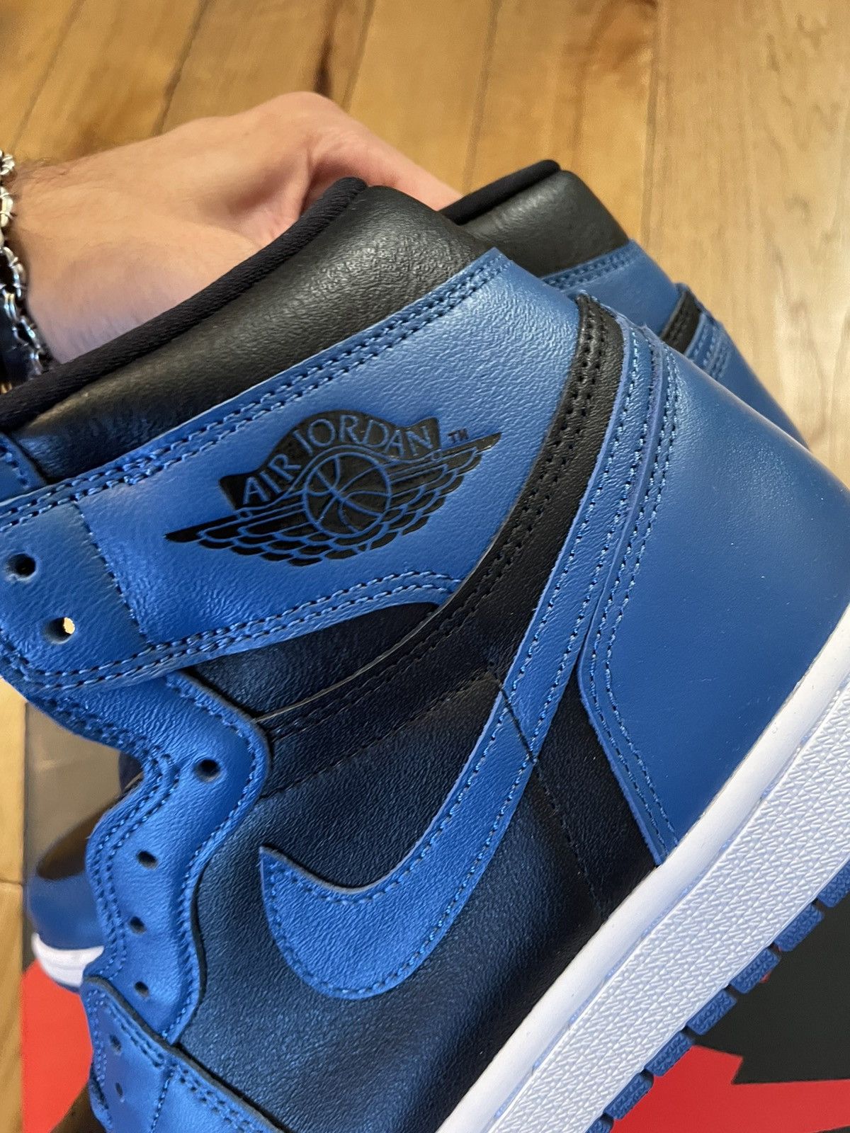 Jordan Brand × Nike Air Jordan 1 Retro High OG Dark Marina Blue 2022 Size US 10 / EU 43 - 7 Thumbnail