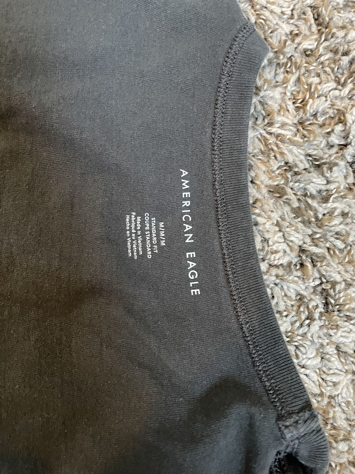 American Eagle Outfitters Gray American Eagle Long Sleeve Graphic Tee Small Size US M / EU 48-50 / 2 - 9 Thumbnail
