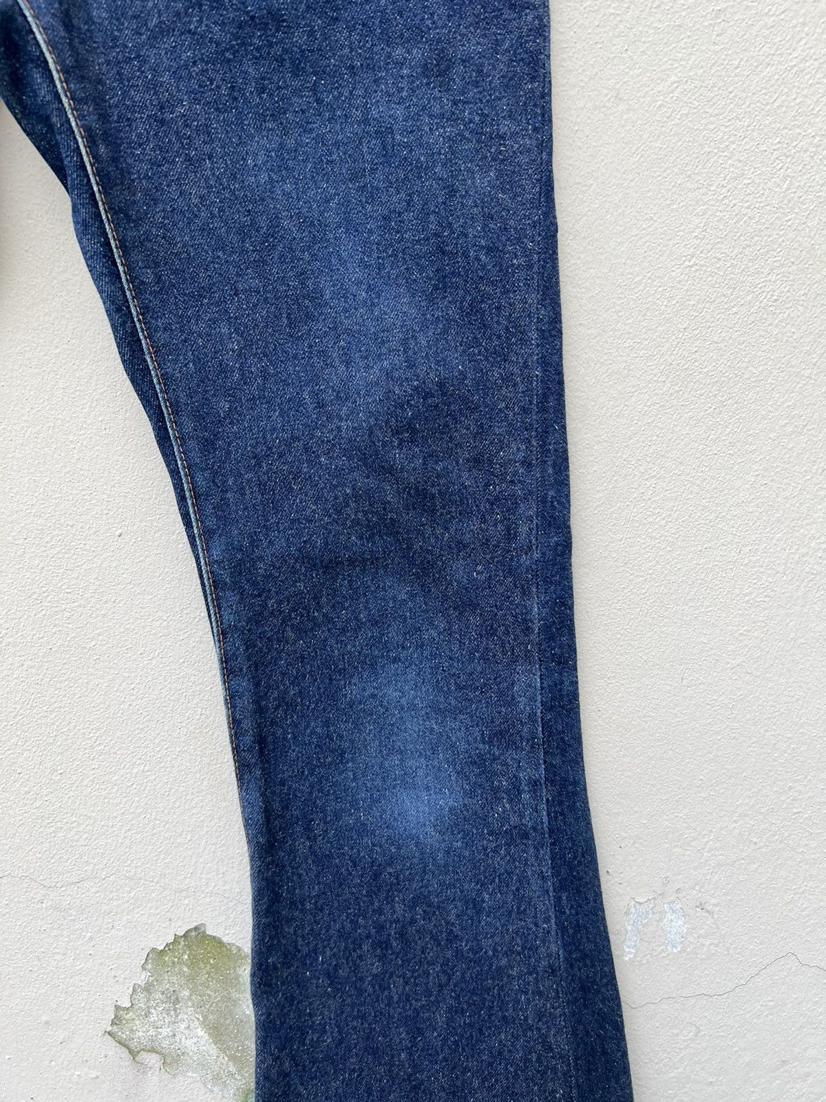 Vintage Vintage 70s BISON Japan 4 Pocket Blue Denim Bootcut Jeans Size US 28 / EU 44 - 9 Thumbnail