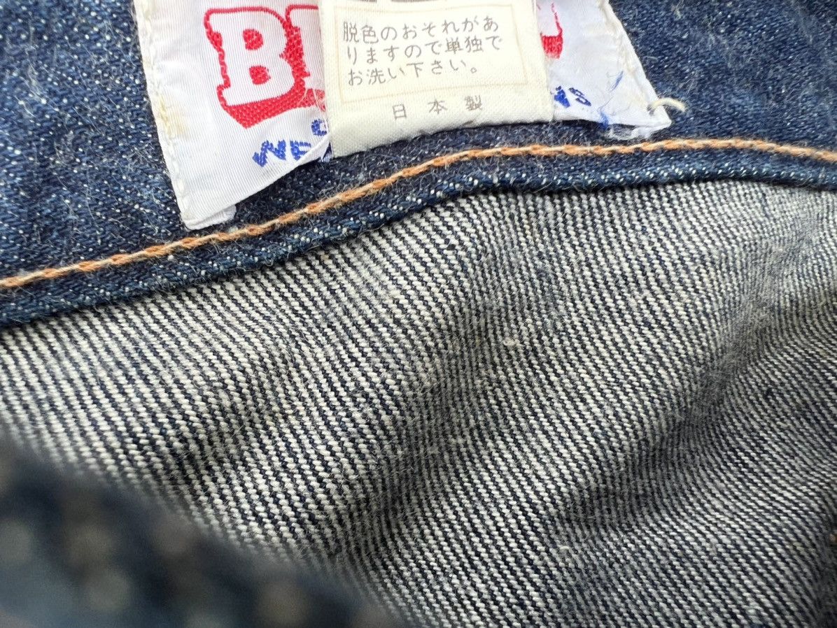 Vintage Vintage 70s BISON Japan 4 Pocket Blue Denim Bootcut Jeans Size US 28 / EU 44 - 18 Thumbnail