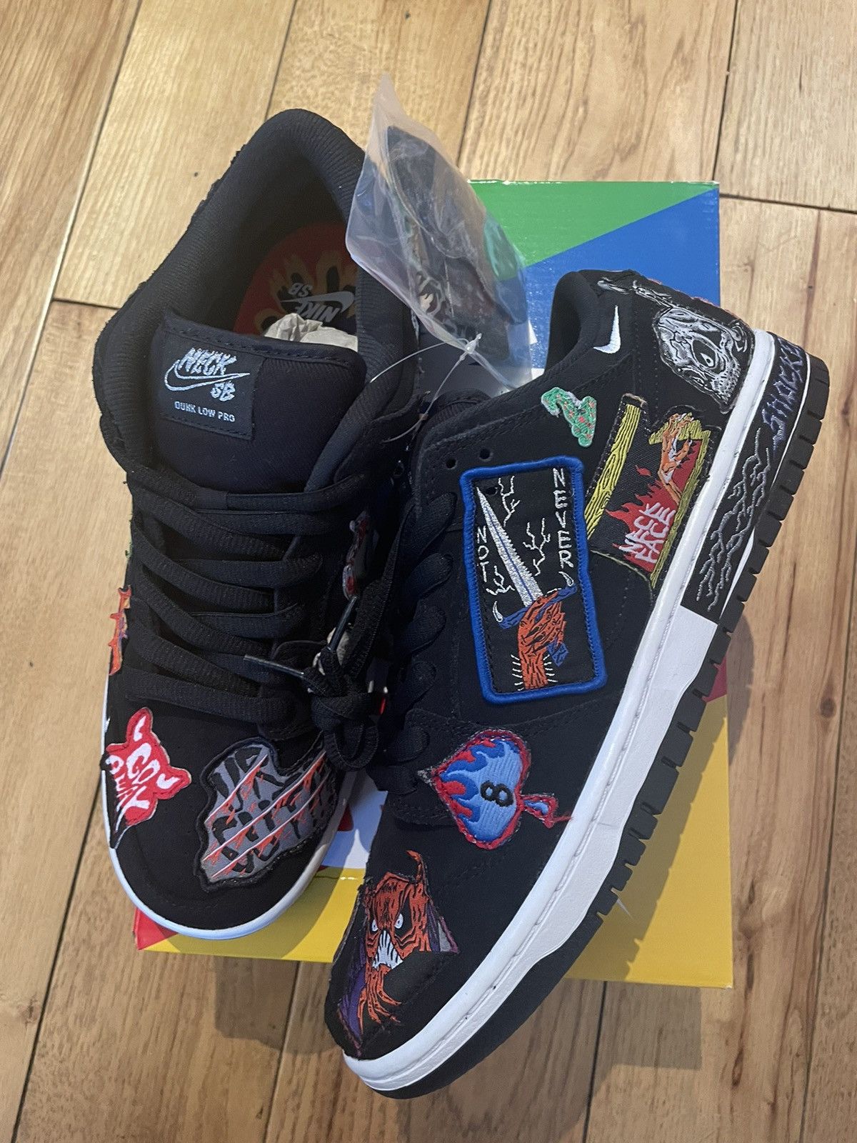Neckface × Nike Nike SB Dunk Low Pro QS “Neckface” Size US 7.5 / EU 40-41 - 2 Thumbnail