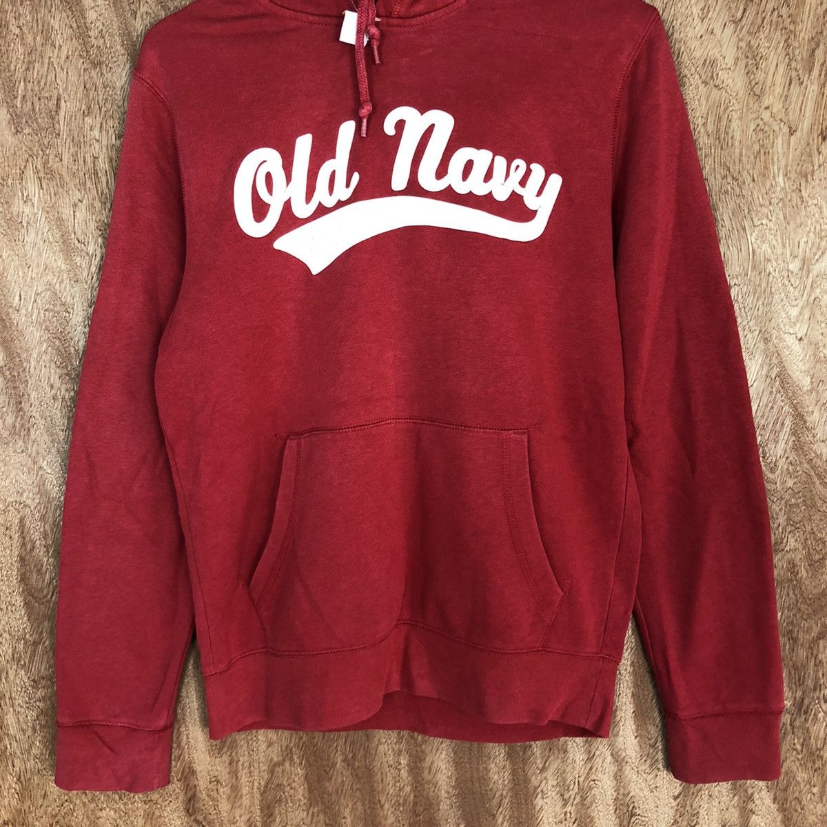 Japanese Brand DL Old Navy Red vintage sweatshirt Hoodies #2013 Size US S / EU 44-46 / 1 - 8 Thumbnail