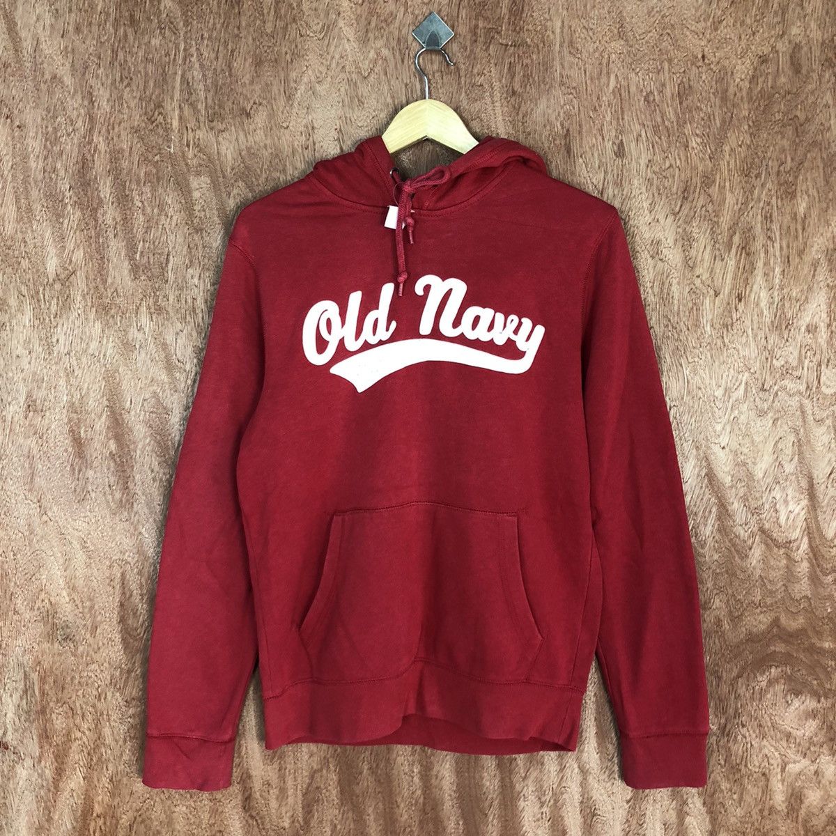 Japanese Brand DL Old Navy Red vintage sweatshirt Hoodies #2013 Size US S / EU 44-46 / 1 - 3 Thumbnail