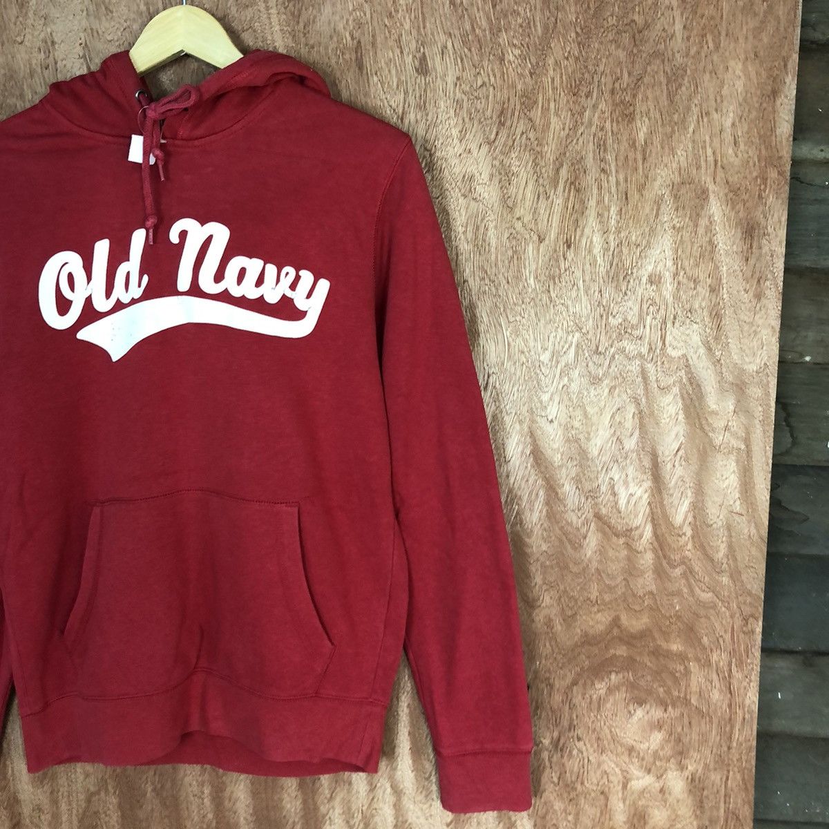 Japanese Brand DL Old Navy Red vintage sweatshirt Hoodies #2013 Size US S / EU 44-46 / 1 - 5 Thumbnail