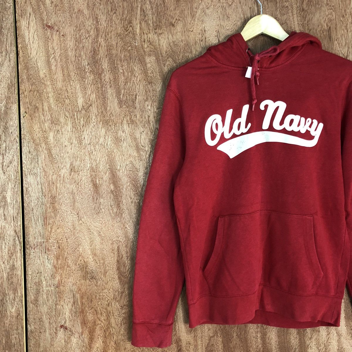 Japanese Brand DL Old Navy Red vintage sweatshirt Hoodies #2013 Size US S / EU 44-46 / 1 - 7 Thumbnail