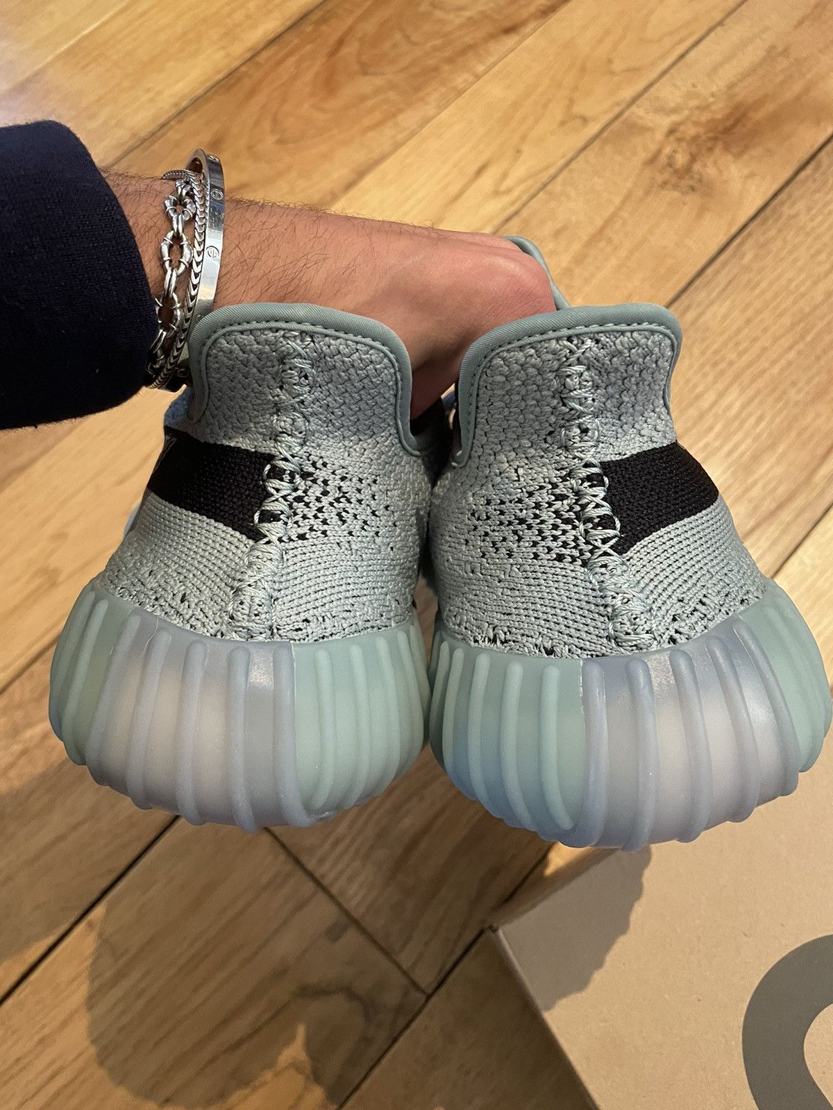 Adidas × Kanye West Yeezy 350 v2 Salt Size US 8.5 / EU 41-42 - 7 Thumbnail