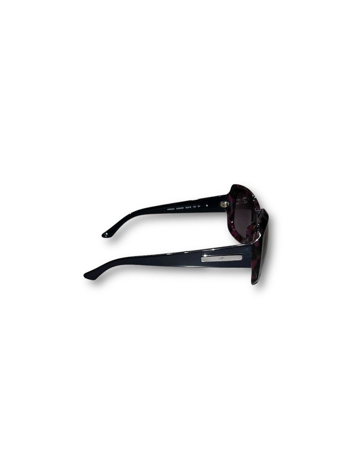 Emporio Armani Giorgio Armani AR8002 5039/8H Black Violet Camo Sunglasses Size ONE SIZE - 6 Thumbnail