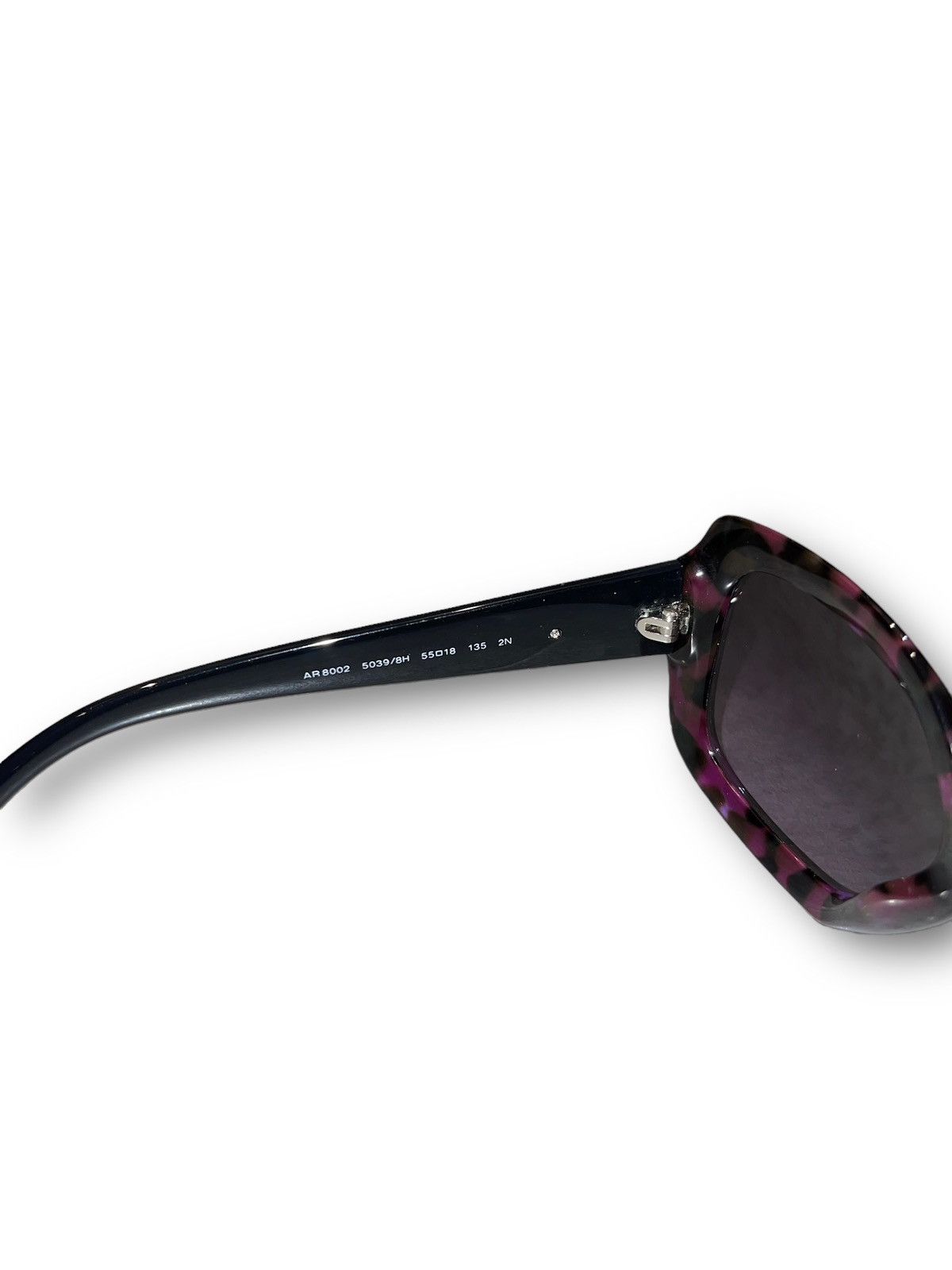 Emporio Armani Giorgio Armani AR8002 5039/8H Black Violet Camo Sunglasses Size ONE SIZE - 10 Thumbnail