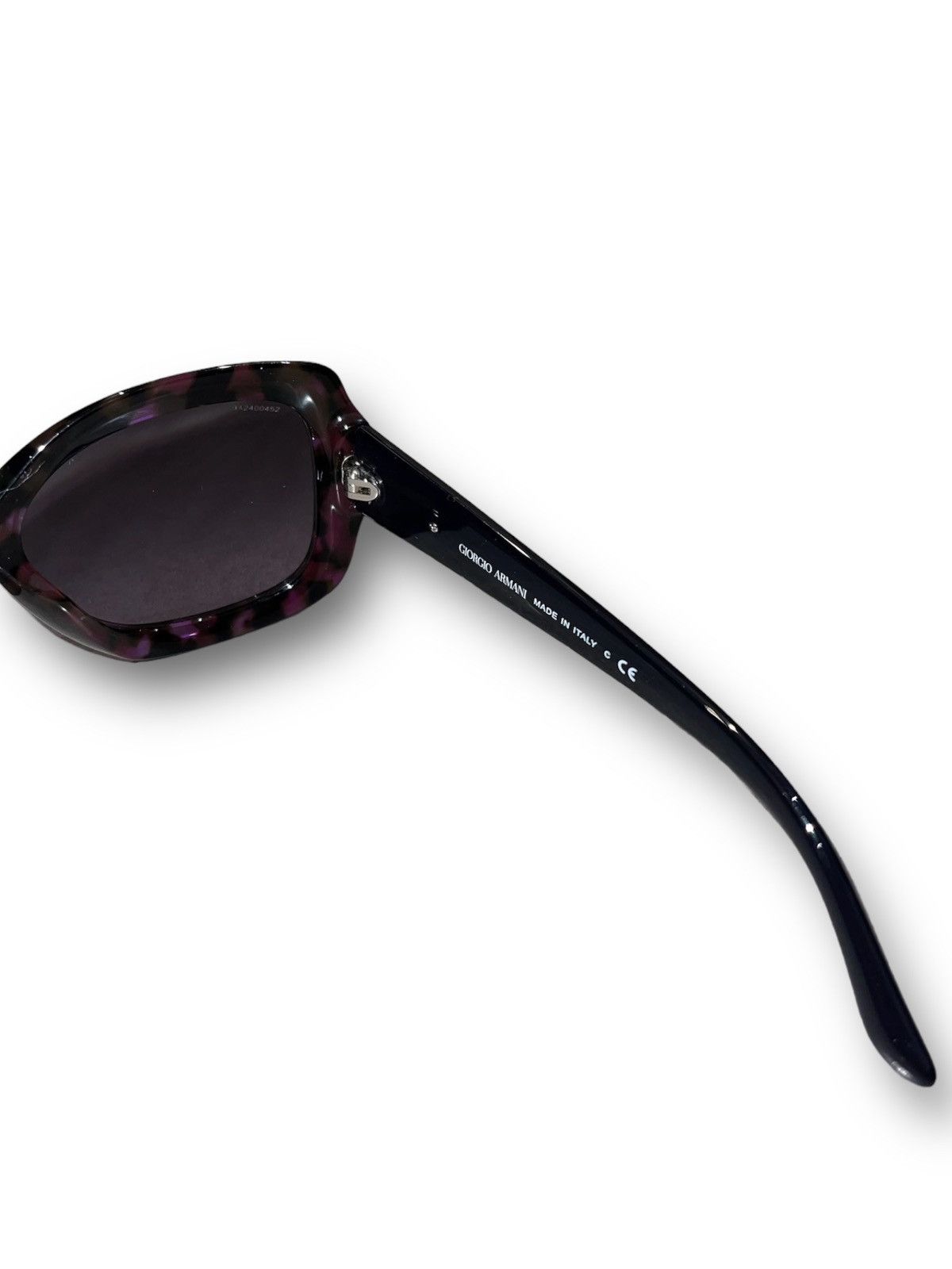 Emporio Armani Giorgio Armani AR8002 5039/8H Black Violet Camo Sunglasses Size ONE SIZE - 8 Thumbnail