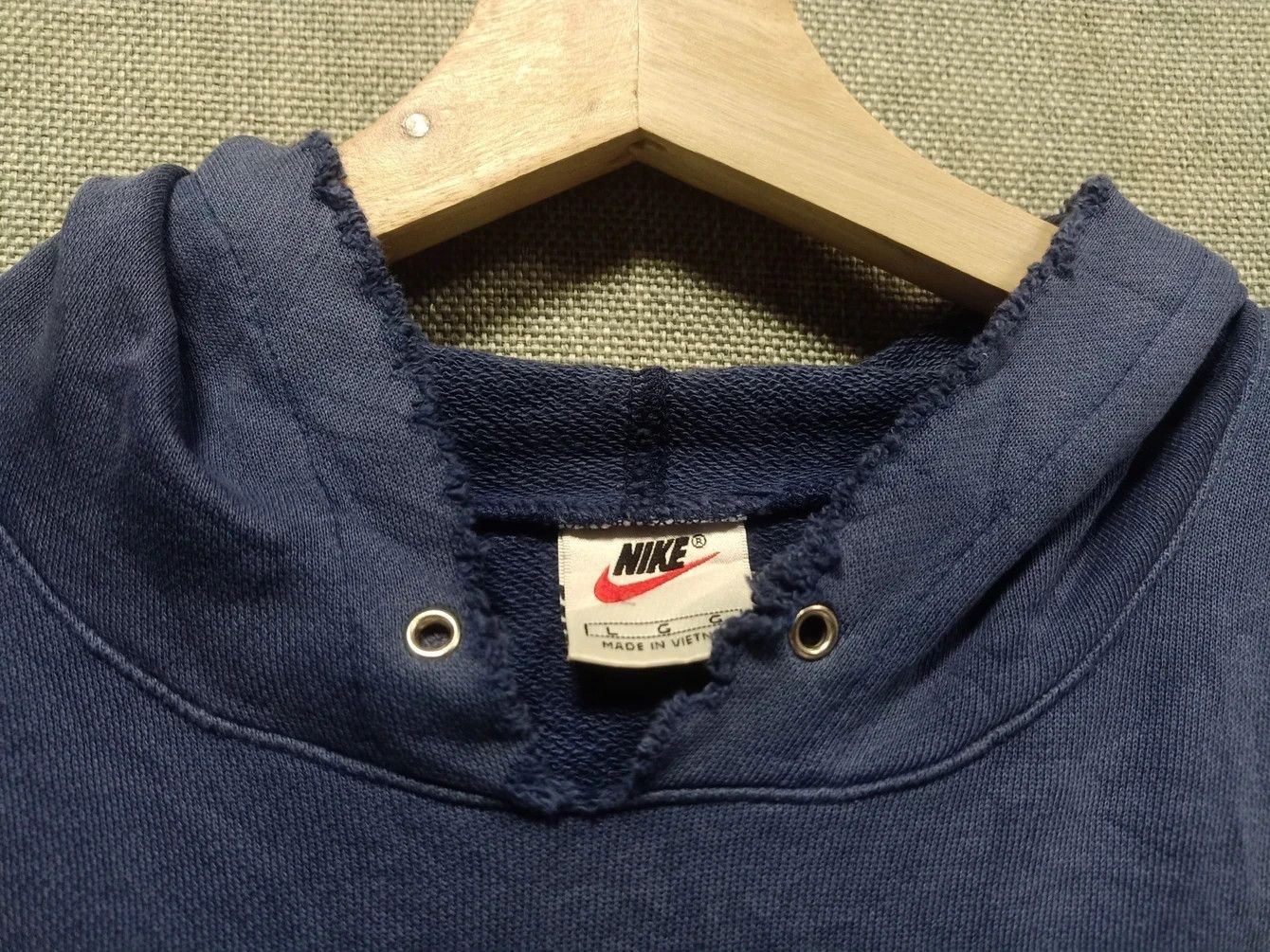 Nike × Nike ACG × Vintage Vintage 90s sweatshirt hoodie nike swoosh Size US L / EU 52-54 / 3 - 2 Thumbnail