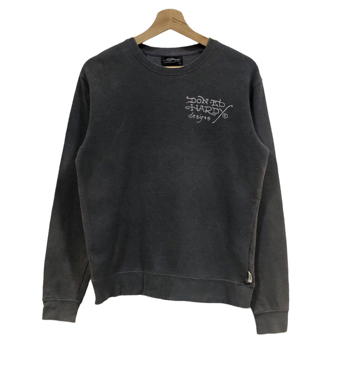 Ed Hardy Vintage edhardy bleach stone wash crewneck Size US S / EU 44-46 / 1 - 2 Thumbnail