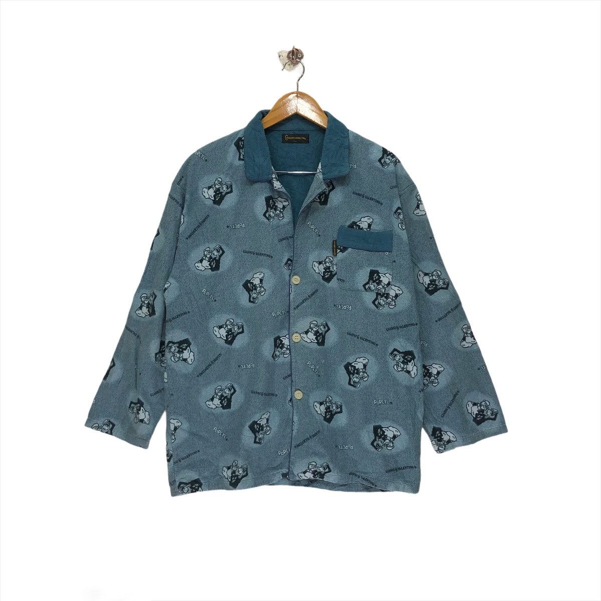 Valentino Gianni Valentino popeye button up fleece Size US L / EU 52-54 / 3 - 1 Thumbnail