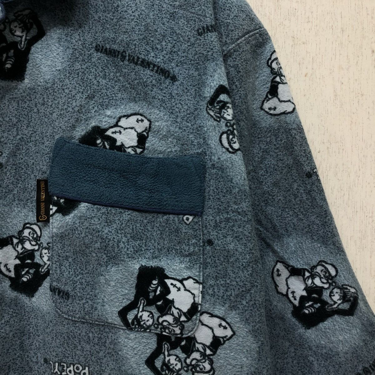 Valentino Gianni Valentino popeye button up fleece Size US L / EU 52-54 / 3 - 7 Thumbnail