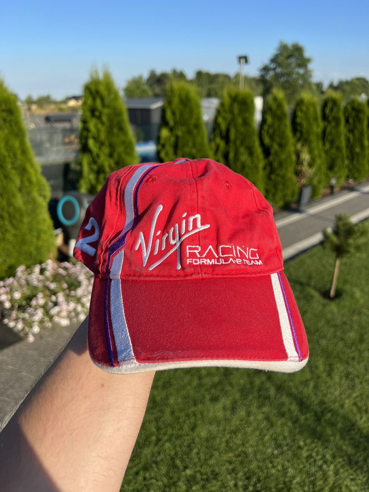 Vintage Vintage virgin formula uno f1 1 Racing Team Hat Cap 90s Size ONE SIZE - 1 Thumbnail