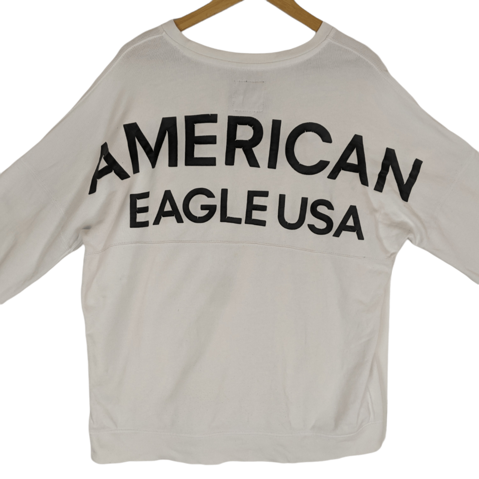 American Apparel × American Eagle Outfitters AMERICAN EAGLE USA Crewneck Jumper Sweatshirt Size US M / EU 48-50 / 2 - 3 Thumbnail
