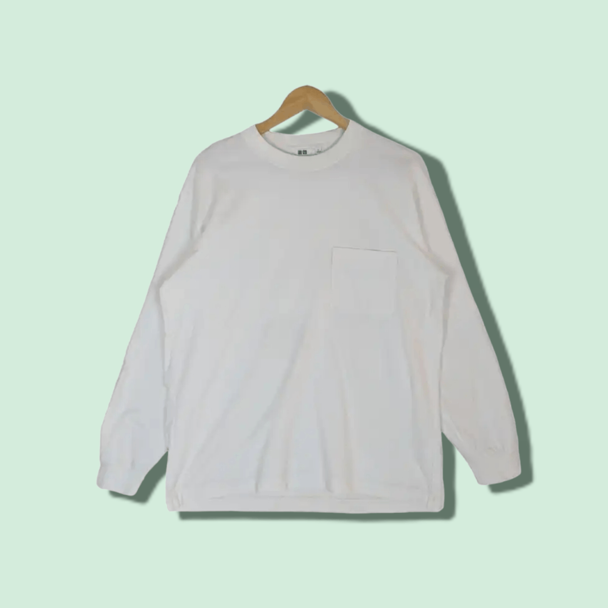Japanese Brand × Uniqlo UNIQLO U Single Pocket Crewneck Jumper Sweatshirt Size US L / EU 52-54 / 3 - 1 Thumbnail