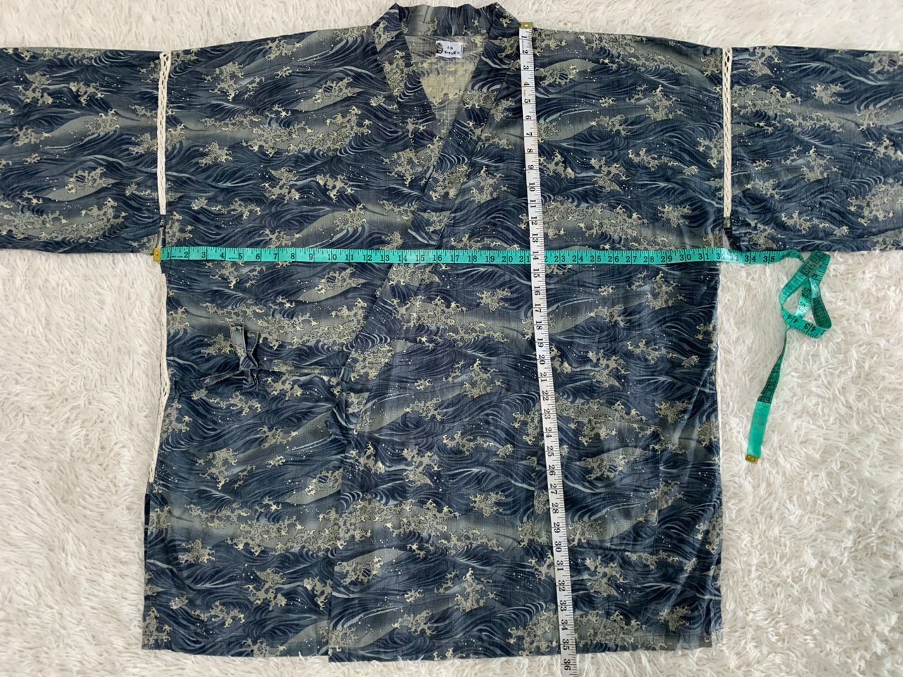 Art Comes First Nice Ocean Wave Print Over Kimono Size US XXL / EU 58 / 5 - 4 Thumbnail