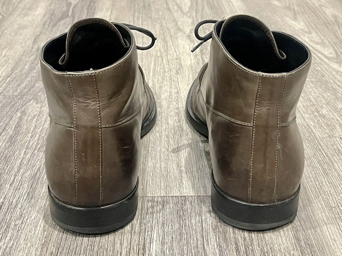Dior Dior Dark Brown Leather Desert Ankle Boots Sz. 42 Size US 9 / EU 42 - 5 Thumbnail