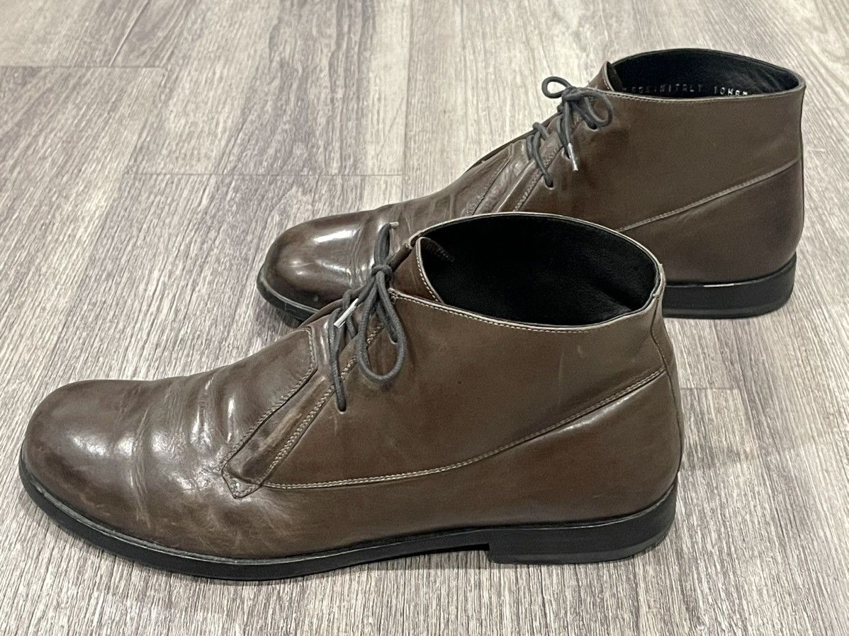 Dior Dior Dark Brown Leather Desert Ankle Boots Sz. 42 Size US 9 / EU 42 - 3 Thumbnail