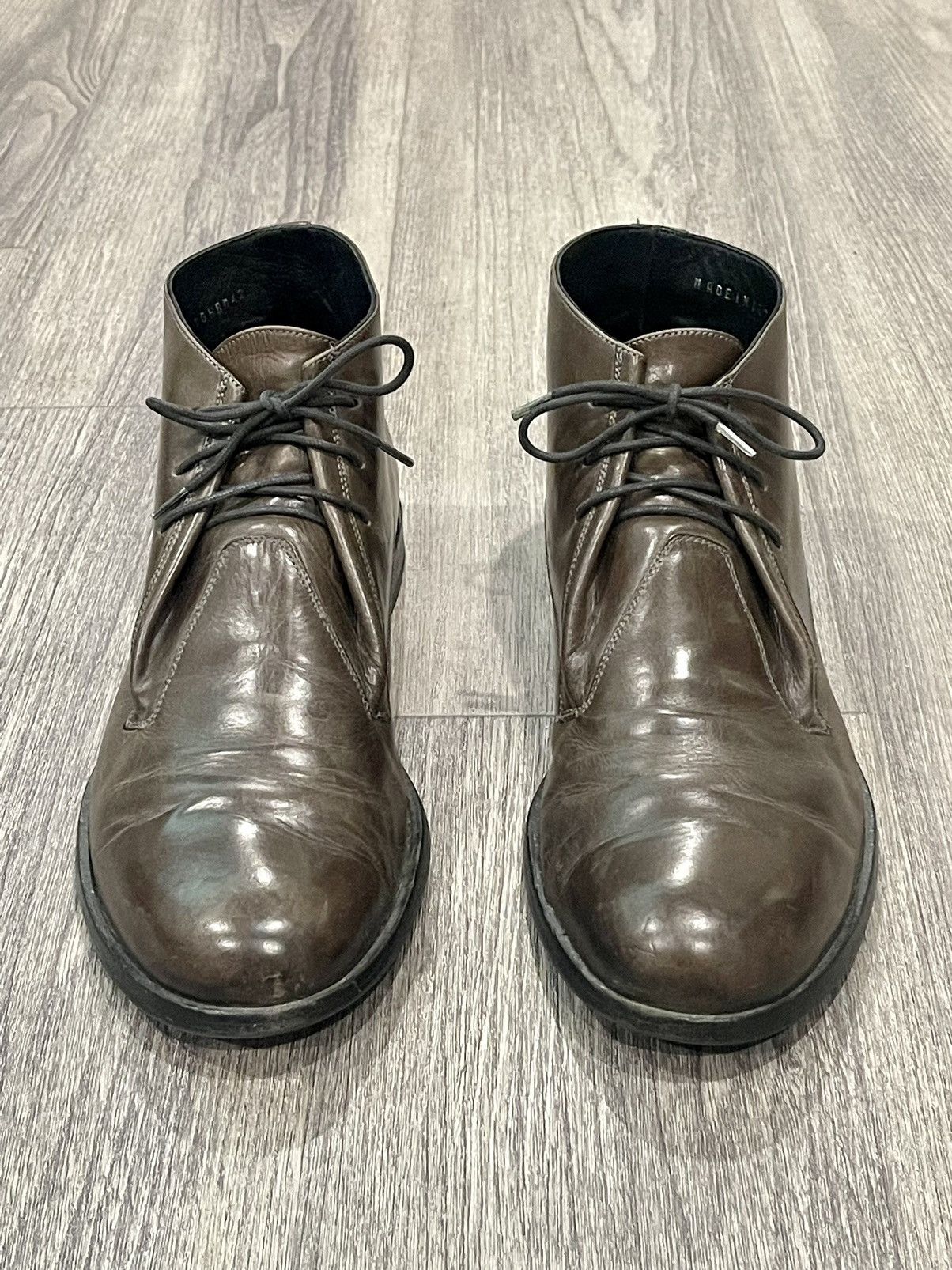 Dior Dior Dark Brown Leather Desert Ankle Boots Sz. 42 Size US 9 / EU 42 - 1 Thumbnail