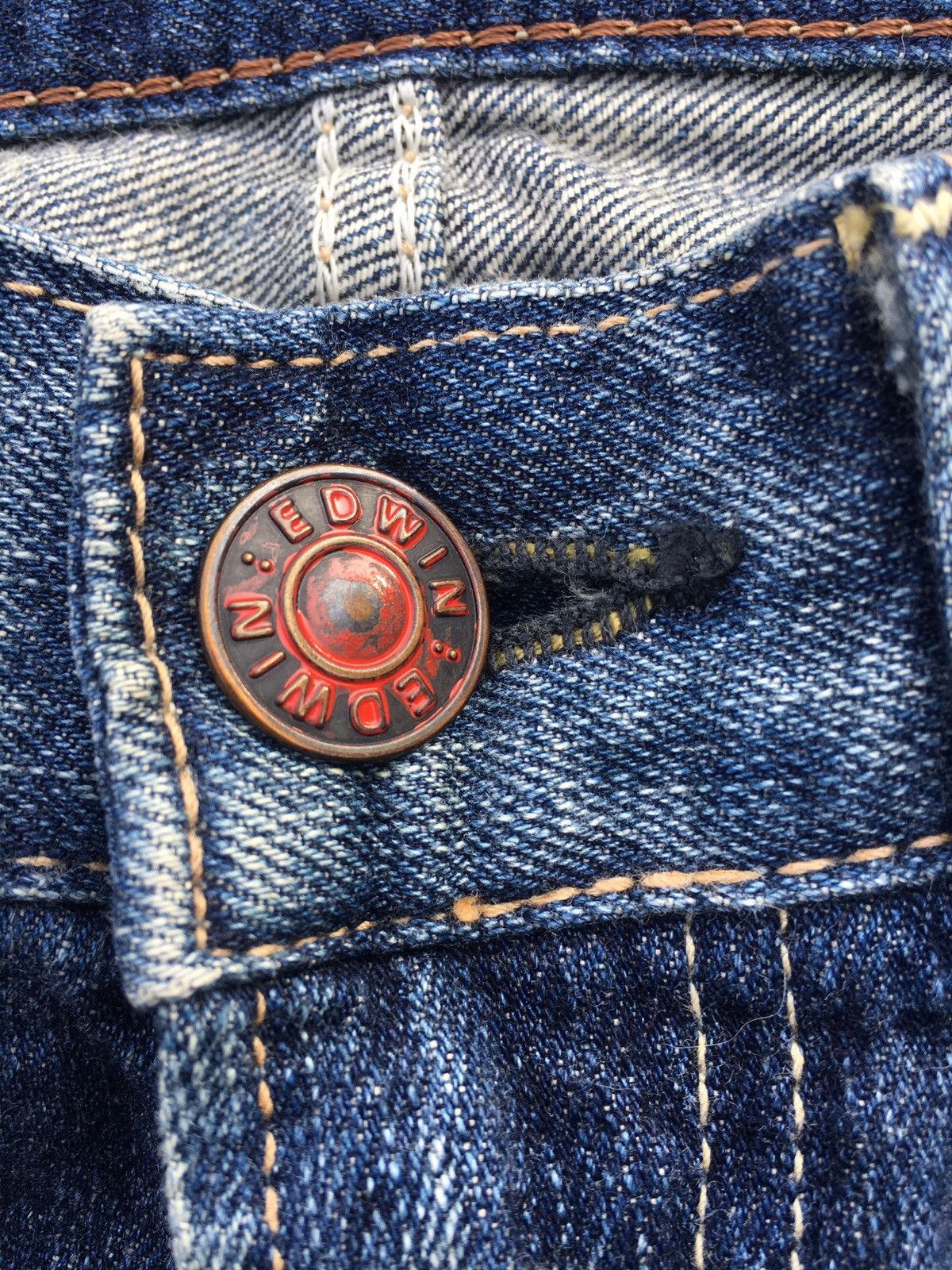 Hysteric Glamour × If Six Was Nine × Japanese Brand FLARED 💥 EDWIN 503 DISTRESSED DENIM JEANS PANTS Size US 31 - 6 Thumbnail