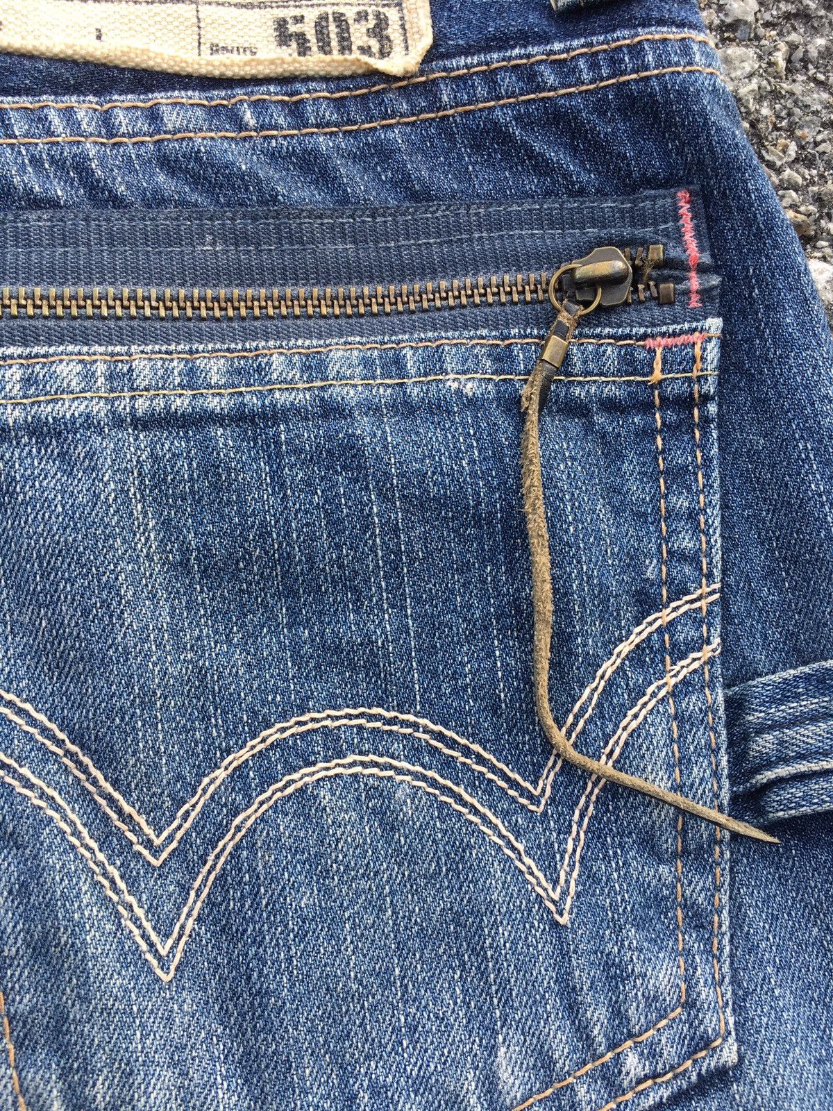 Hysteric Glamour × If Six Was Nine × Japanese Brand FLARED 💥 EDWIN 503 DISTRESSED DENIM JEANS PANTS Size US 31 - 5 Thumbnail