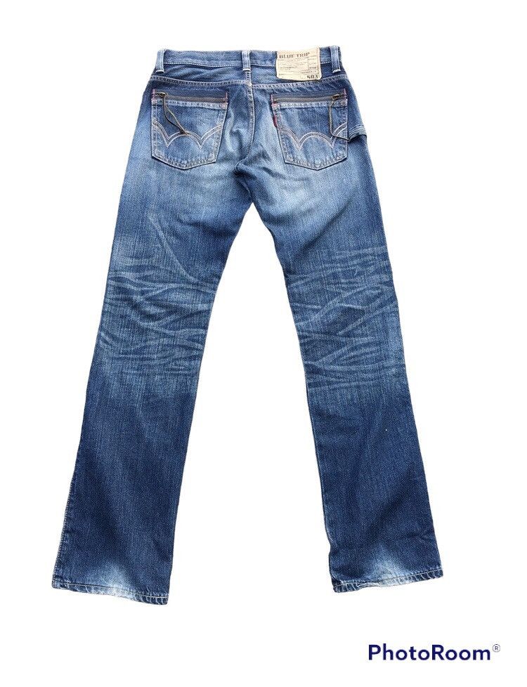 Hysteric Glamour × If Six Was Nine × Japanese Brand FLARED 💥 EDWIN 503 DISTRESSED DENIM JEANS PANTS Size US 31 - 1 Thumbnail