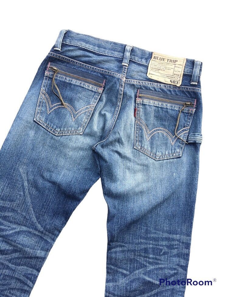 Hysteric Glamour × If Six Was Nine × Japanese Brand FLARED 💥 EDWIN 503 DISTRESSED DENIM JEANS PANTS Size US 31 - 2 Thumbnail