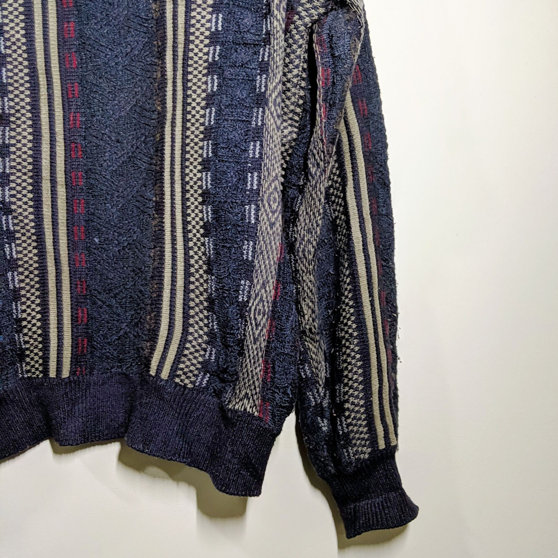 Japanese Brand Vintage Lindbergh Logo Stripe Knitwear Sweater Jumper Size US L / EU 52-54 / 3 - 10 Thumbnail