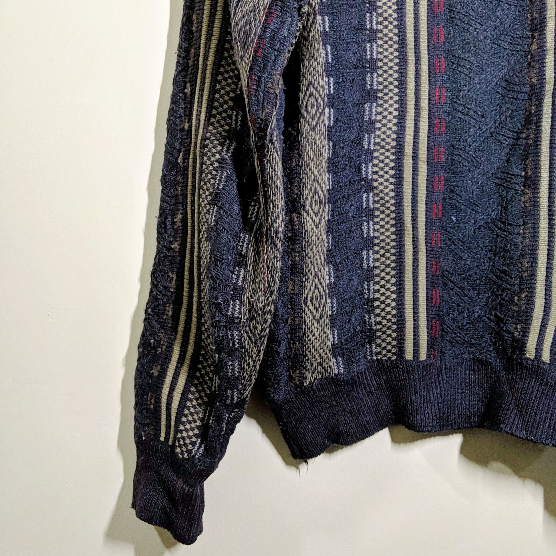 Japanese Brand Vintage Lindbergh Logo Stripe Knitwear Sweater Jumper Size US L / EU 52-54 / 3 - 7 Thumbnail