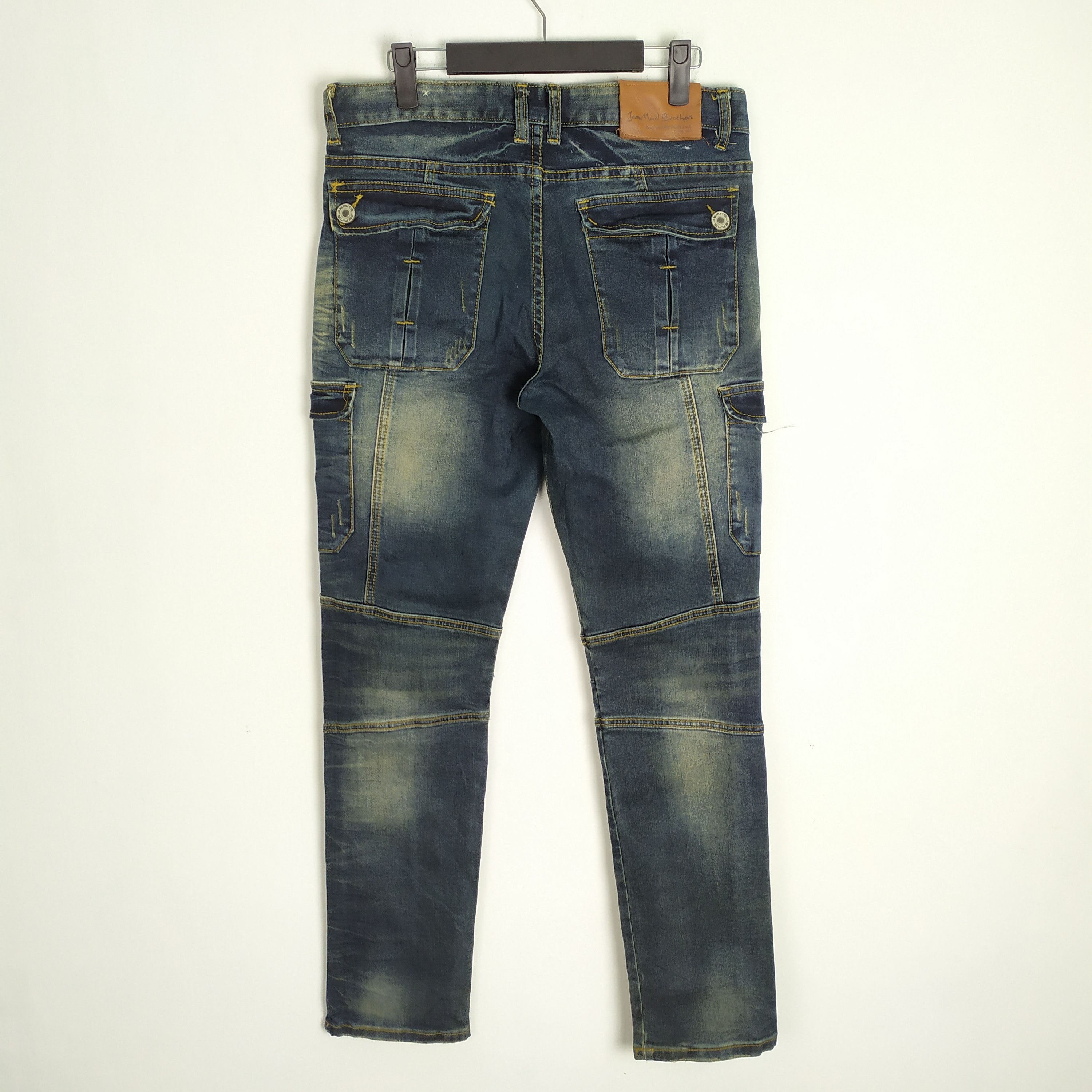 Jean VINTAGE JEAN MIND CARGO PANTS BALMAIN STYLE Size US 30 / EU 46 - 4 Thumbnail
