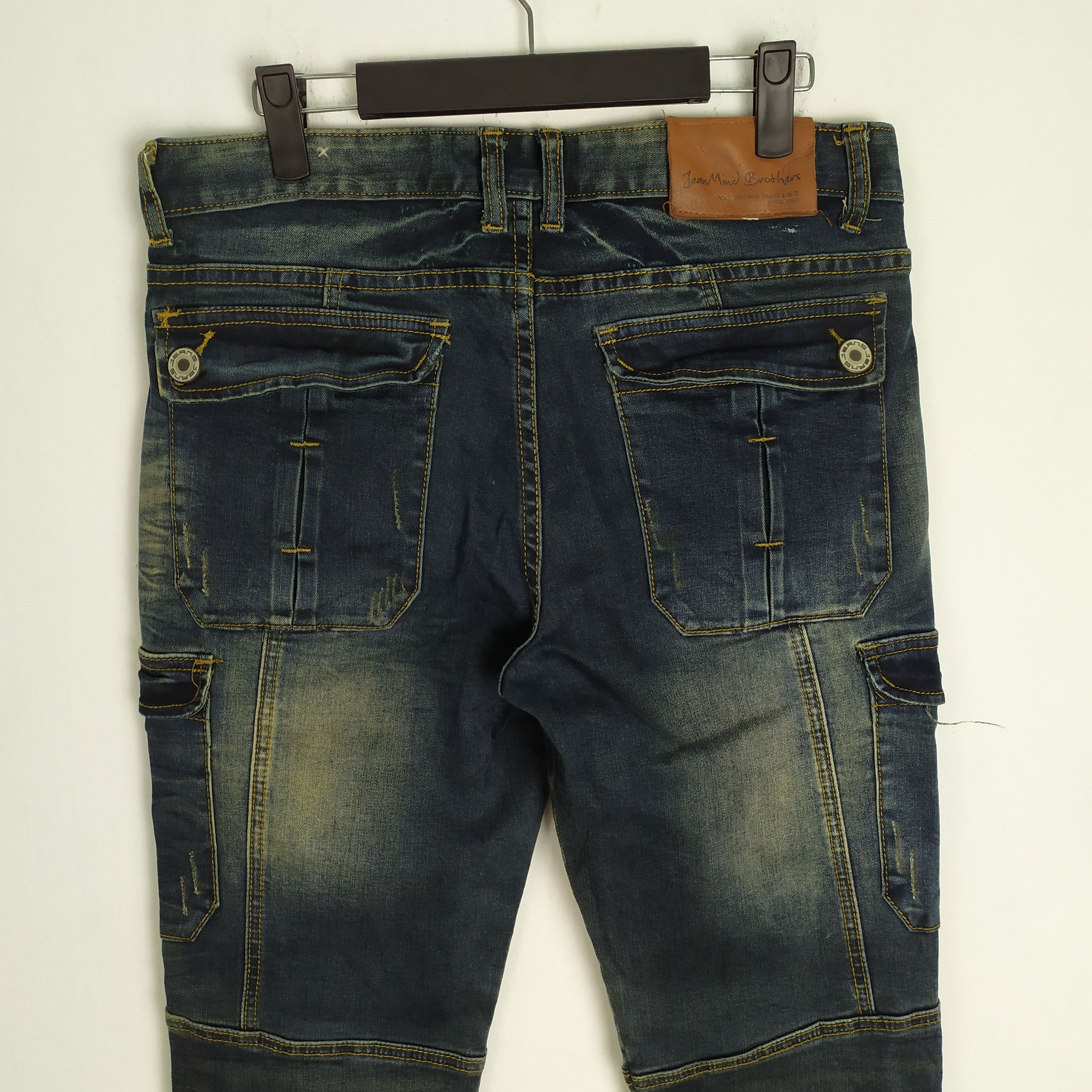Jean VINTAGE JEAN MIND CARGO PANTS BALMAIN STYLE Size US 30 / EU 46 - 5 Thumbnail