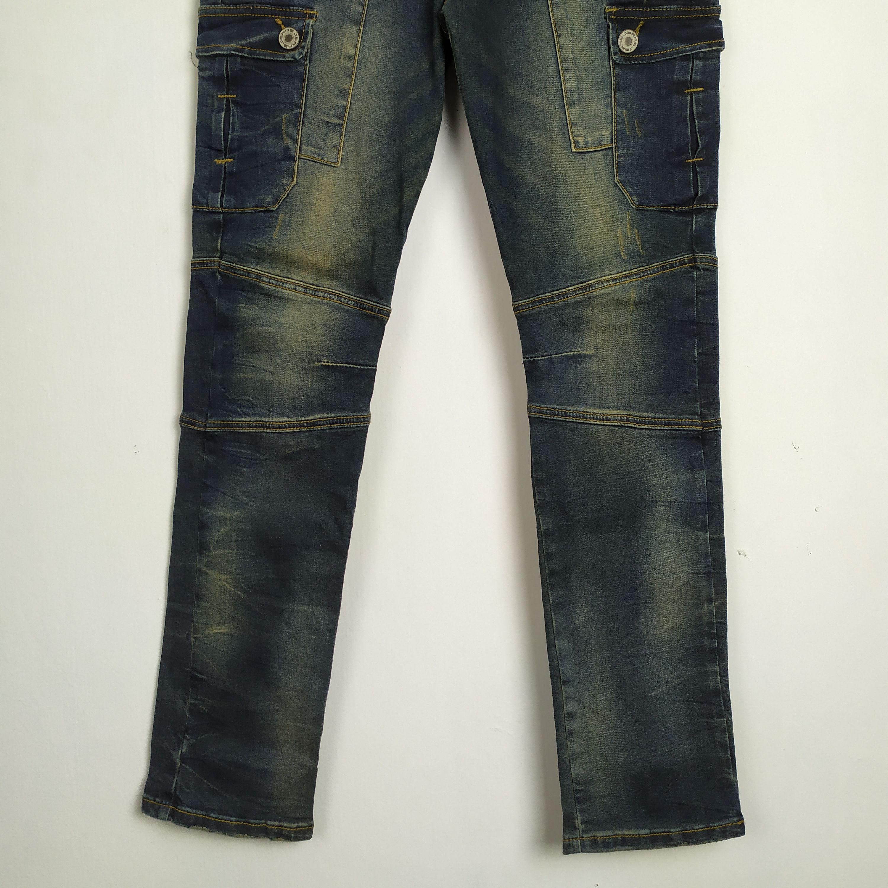 Jean VINTAGE JEAN MIND CARGO PANTS BALMAIN STYLE Size US 30 / EU 46 - 3 Thumbnail