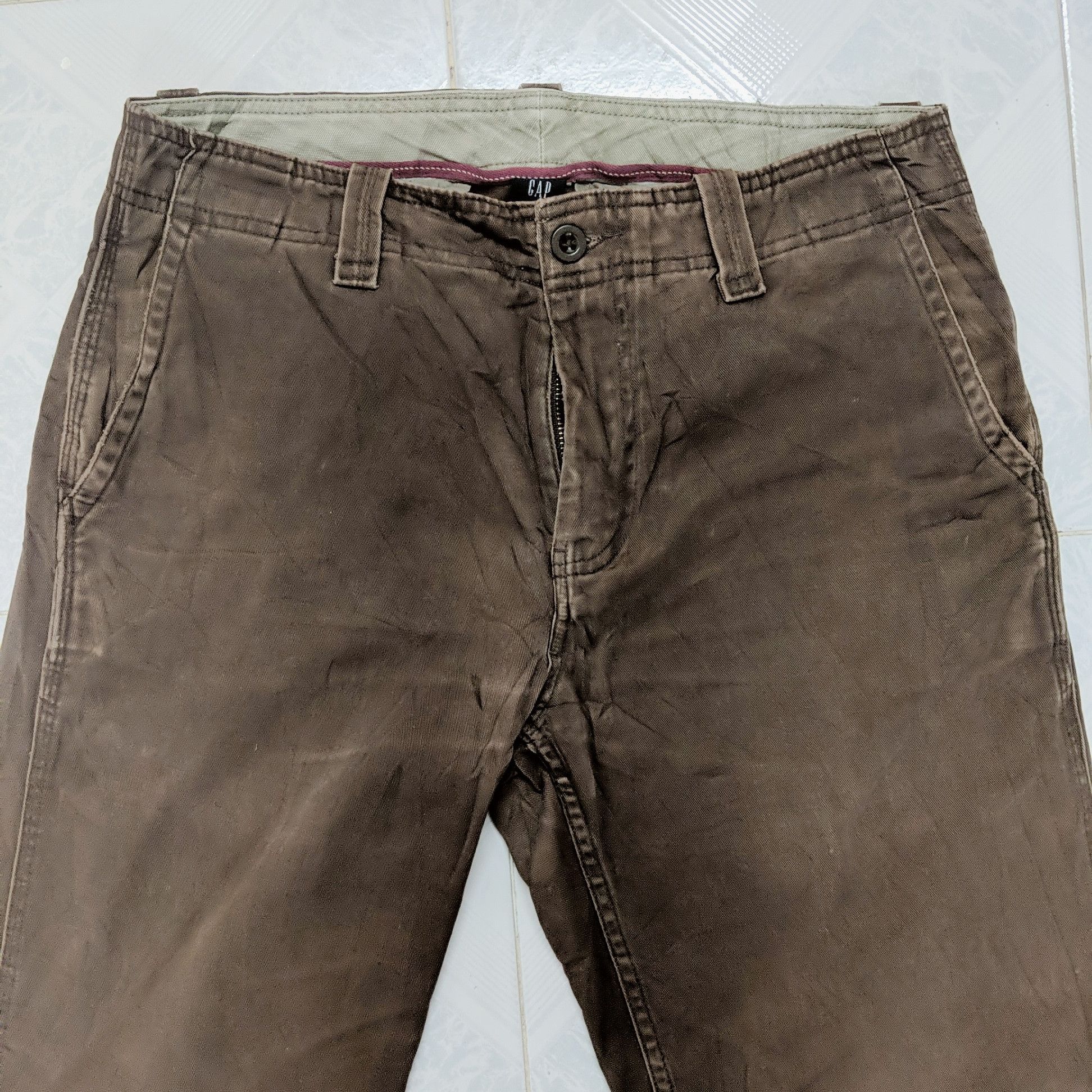 Japanese Brand Vintage Japanese Casual Chinos Trousers Pants Size US 30 / EU 46 - 13 Thumbnail