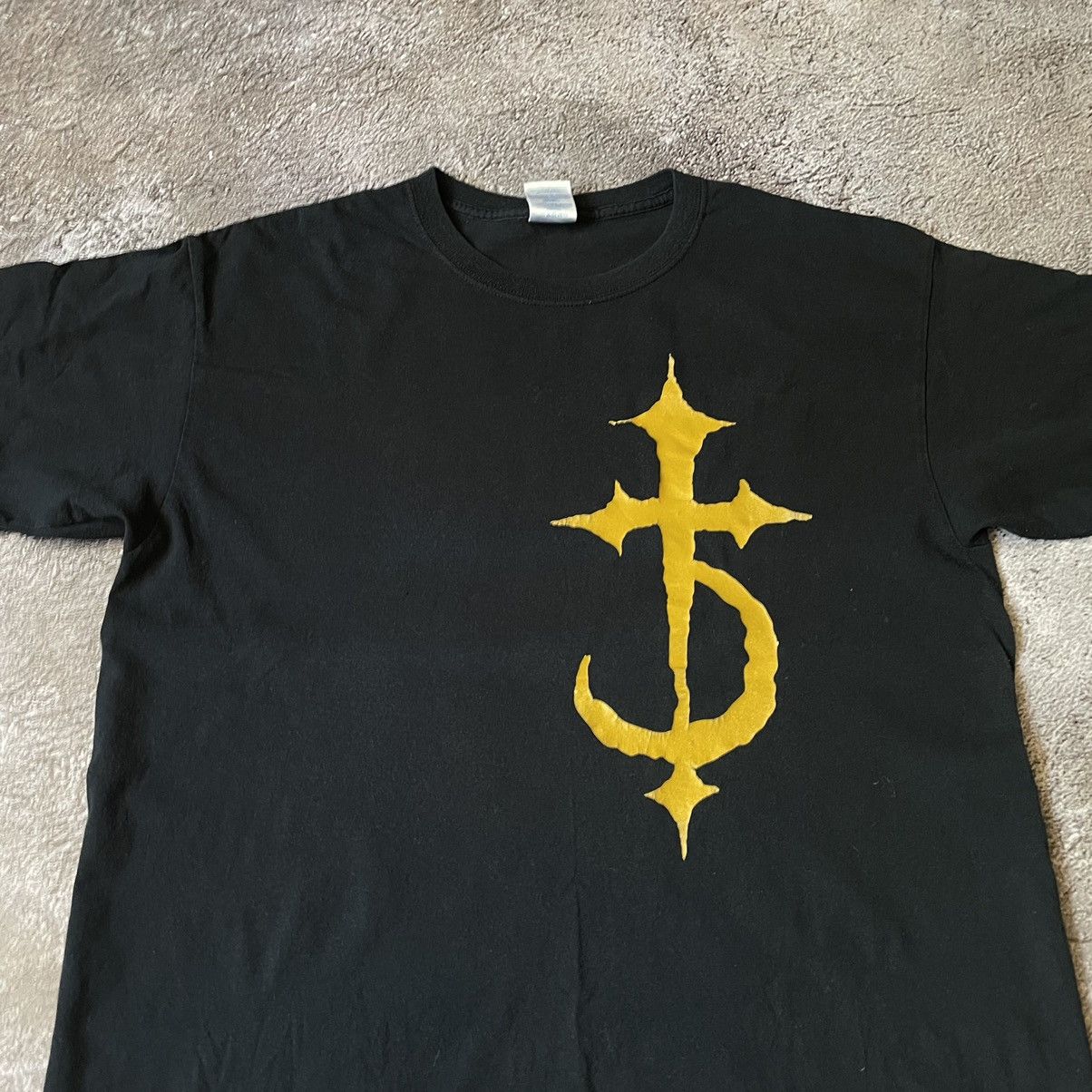 Vintage Vintage 90s Devil Driver Graphic Tee Thrashed Grunge Slim L Size US L / EU 52-54 / 3 - 9 Thumbnail