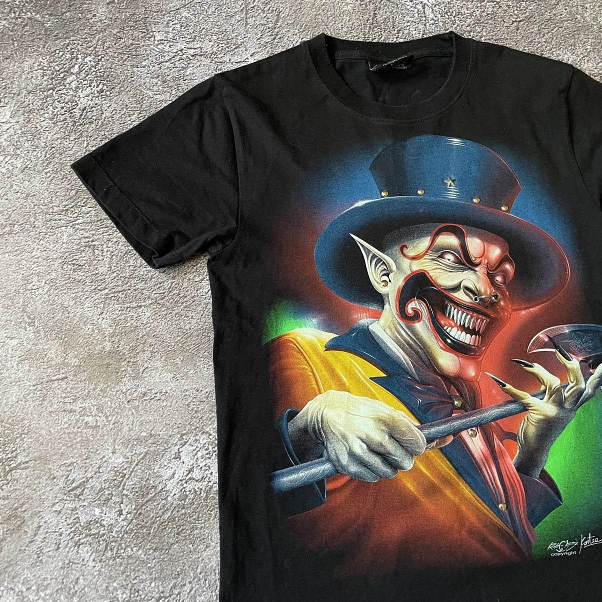 Band Tees Vintage Y2K 90s SCREAMER FACE ANGRY CLOWN Horror S Size US S / EU 44-46 / 1 - 4 Thumbnail