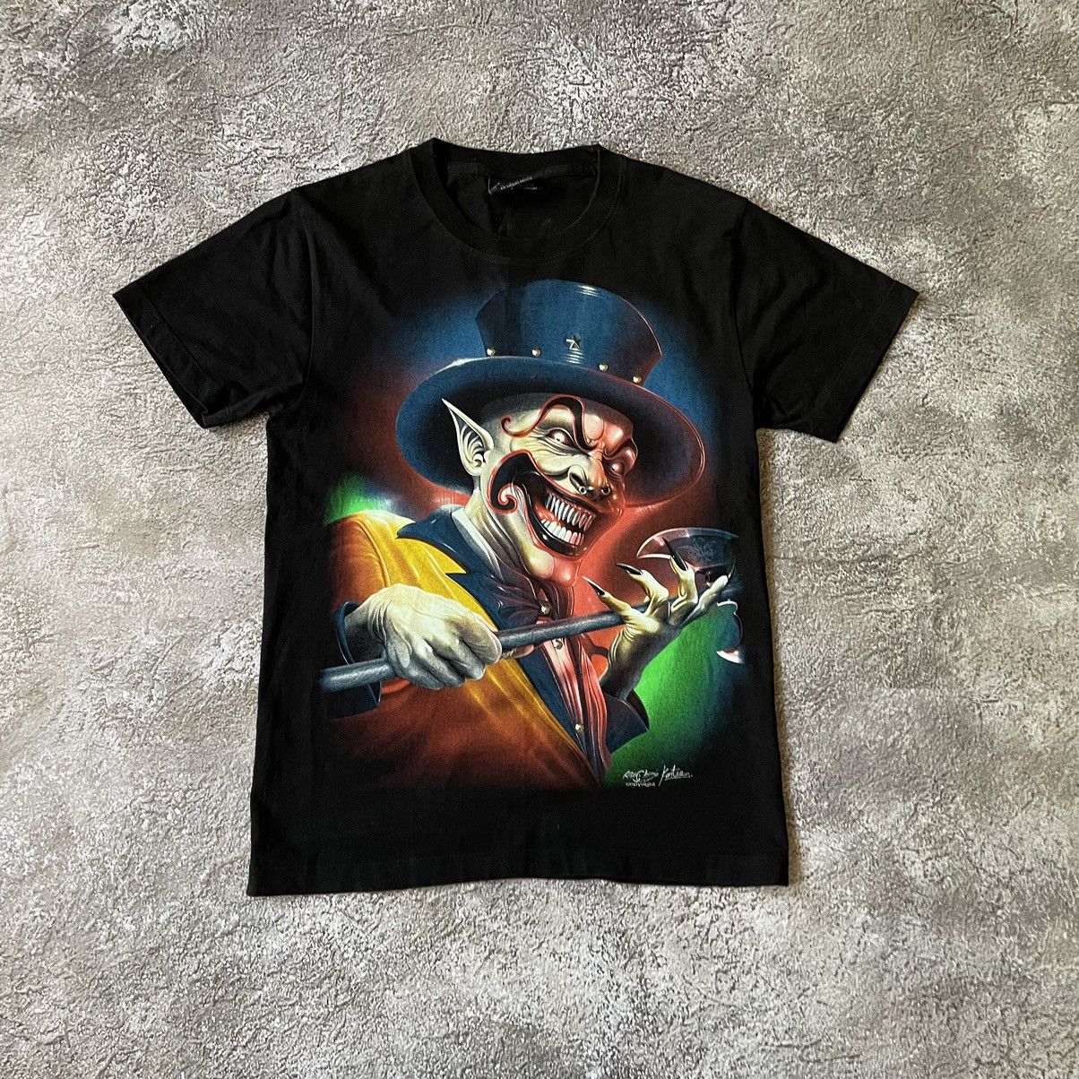 Band Tees Vintage Y2K 90s SCREAMER FACE ANGRY CLOWN Horror S Size US S / EU 44-46 / 1 - 3 Thumbnail