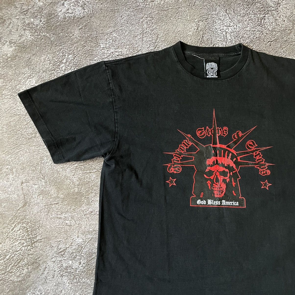 Vintage Vintage 90s Screamer Face Skeleton Graphic Tee Grunge XL Size US XL / EU 56 / 4 - 4 Thumbnail