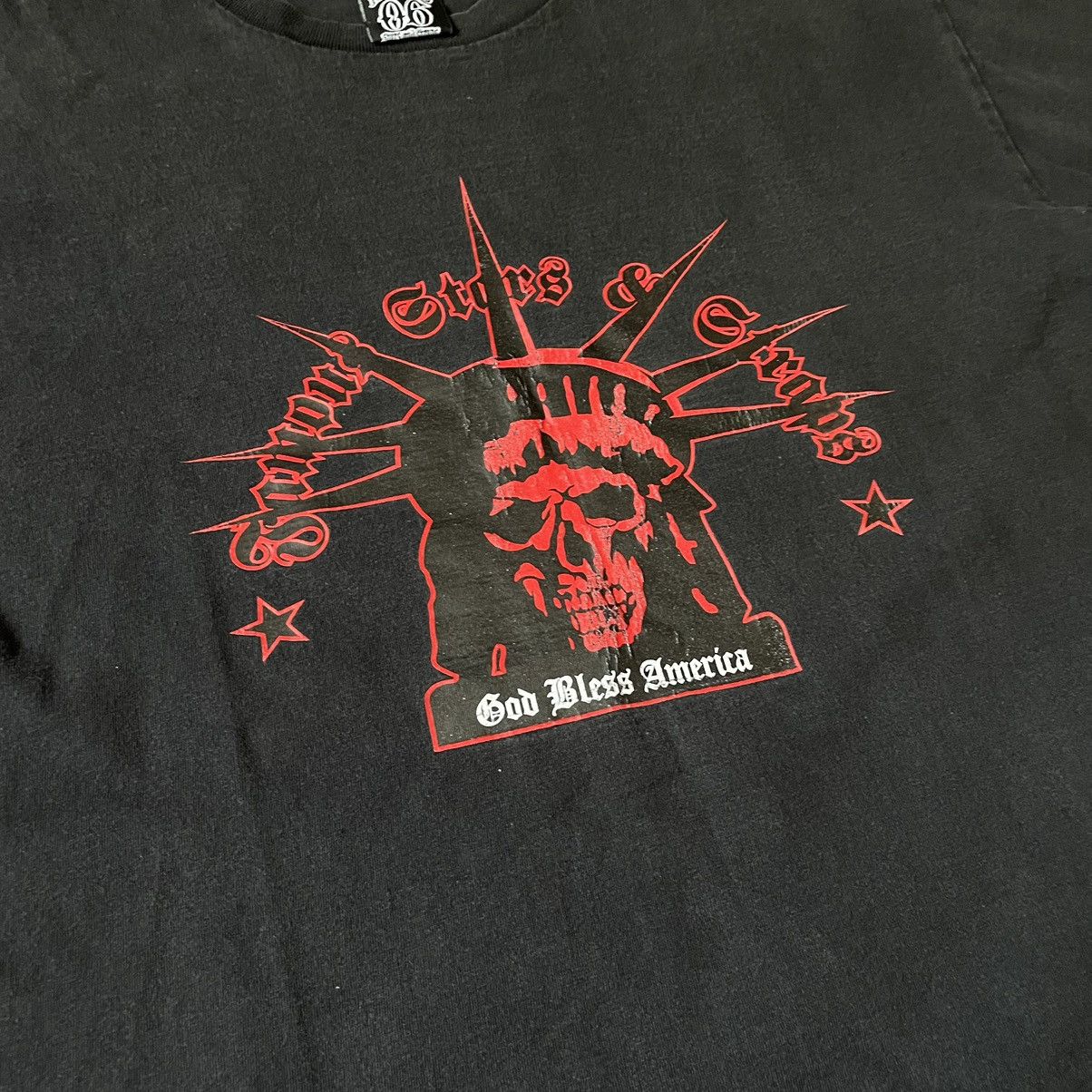Vintage Vintage 90s Screamer Face Skeleton Graphic Tee Grunge XL Size US XL / EU 56 / 4 - 6 Thumbnail