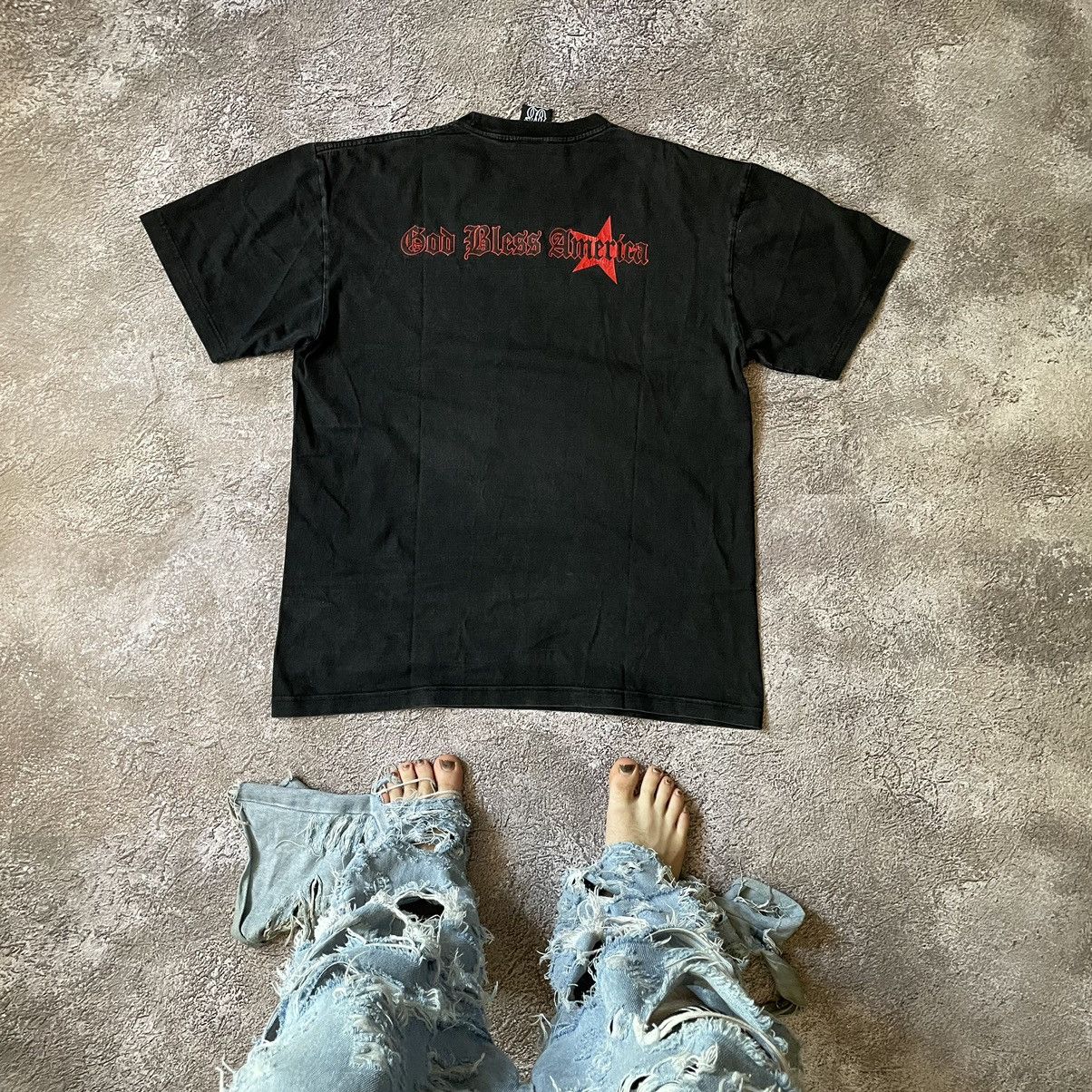 Vintage Vintage 90s Screamer Face Skeleton Graphic Tee Grunge XL Size US XL / EU 56 / 4 - 7 Thumbnail