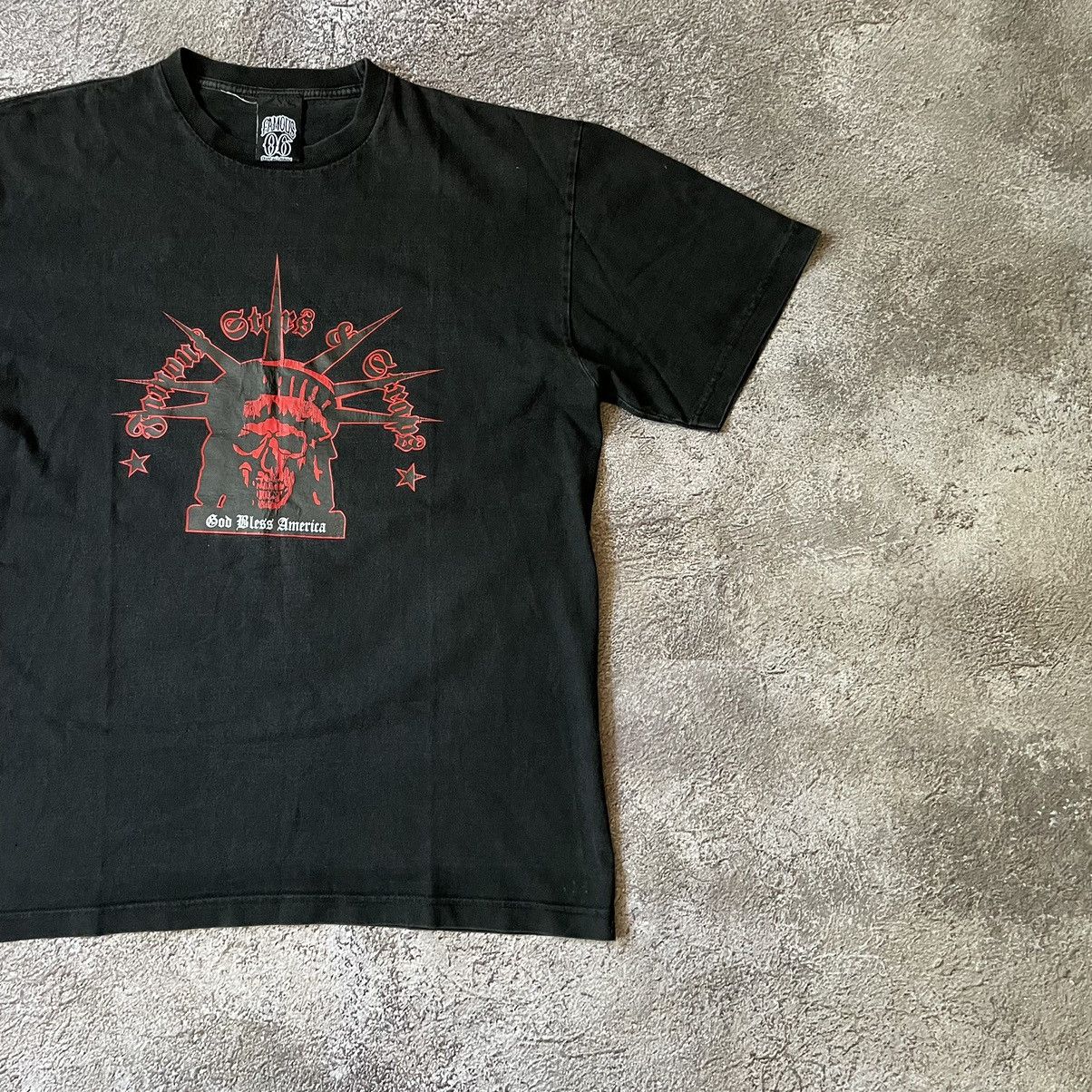 Vintage Vintage 90s Screamer Face Skeleton Graphic Tee Grunge XL Size US XL / EU 56 / 4 - 3 Thumbnail
