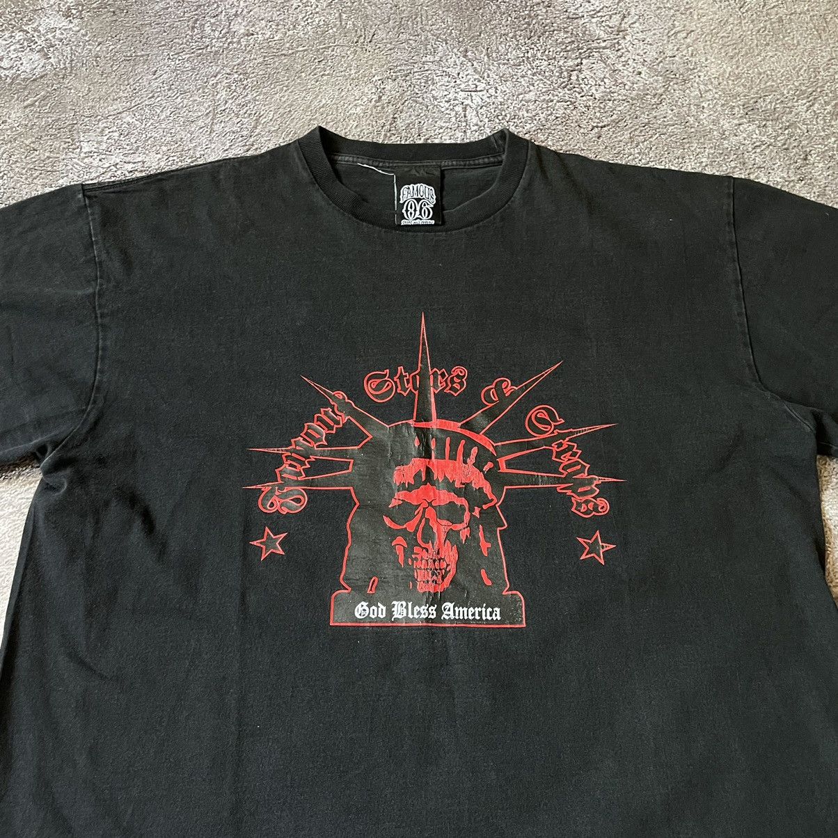 Vintage Vintage 90s Screamer Face Skeleton Graphic Tee Grunge XL Size US XL / EU 56 / 4 - 5 Thumbnail