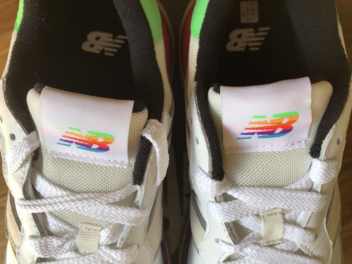 New Balance 🌈New balance M5740 white purple rainbow us 9.5 D uk 9 🌈 Size US 9.5 / EU 42-43 - 3 Thumbnail