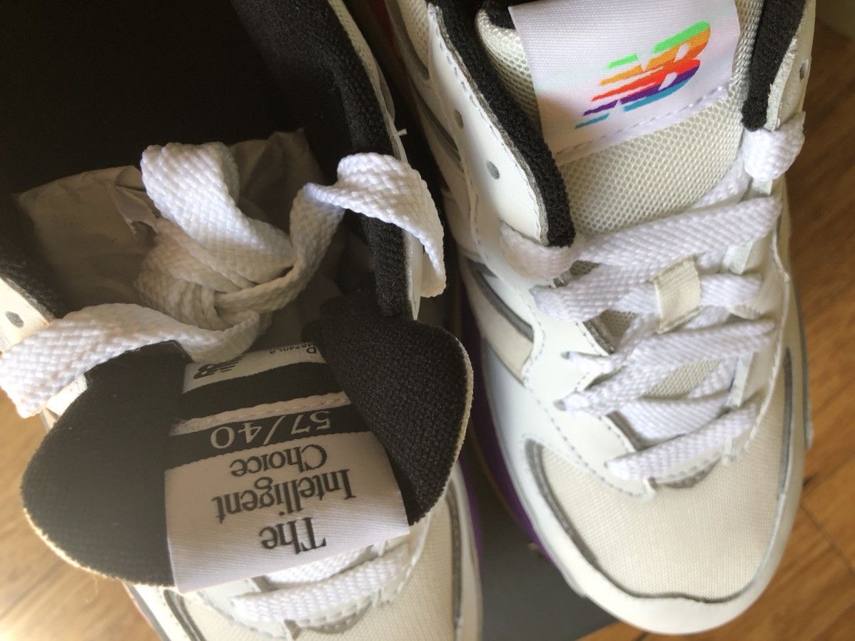 New Balance 🌈New balance M5740 white purple rainbow us 9.5 D uk 9 🌈 Size US 9.5 / EU 42-43 - 4 Thumbnail