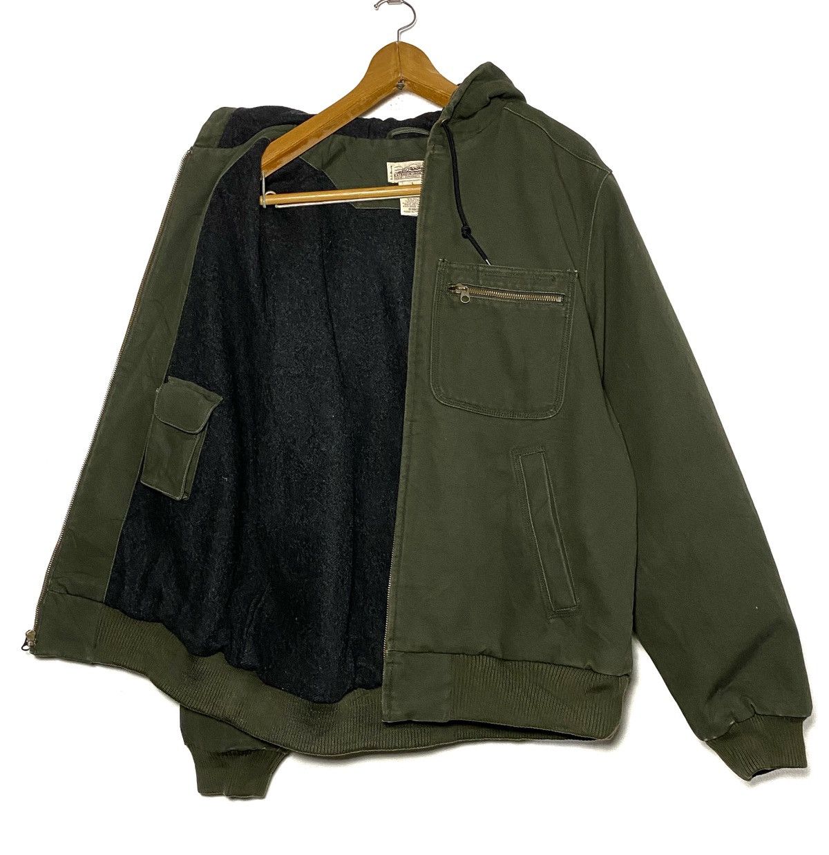 L.L. Bean Hoodie LL BEAN X Katahdin Iron Works Green Military Army Size US L / EU 52-54 / 3 - 4 Thumbnail