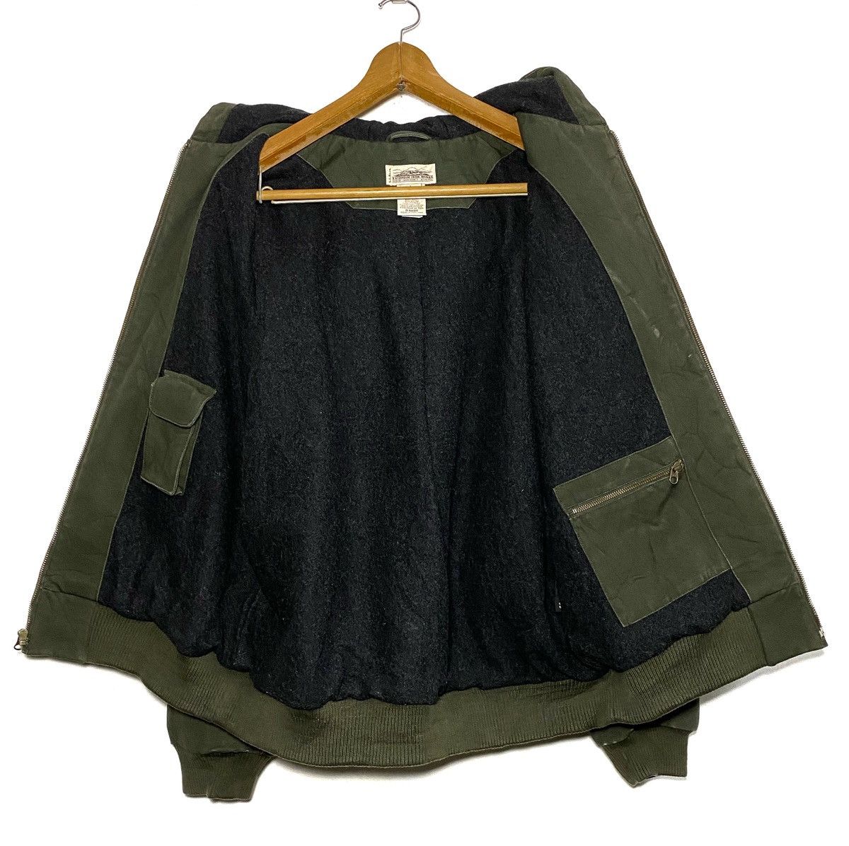 L.L. Bean Hoodie LL BEAN X Katahdin Iron Works Green Military Army Size US L / EU 52-54 / 3 - 5 Thumbnail